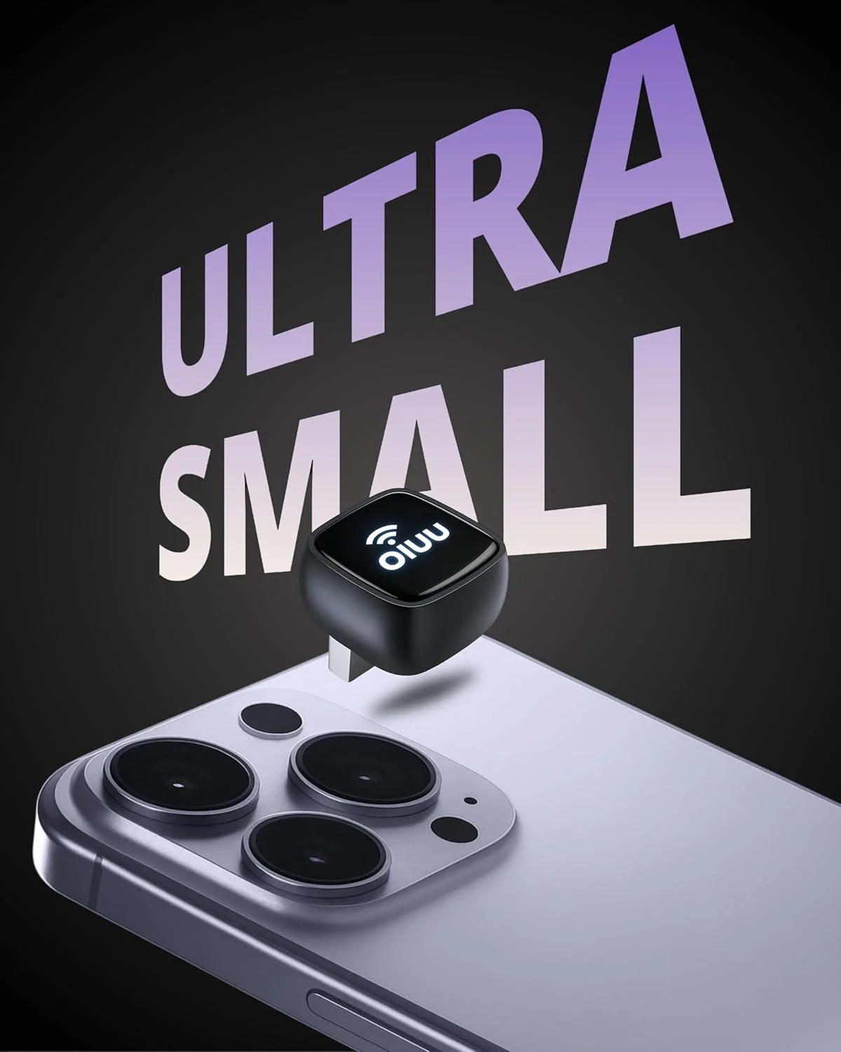 آداپتور بی‌سیم CarPlay و Android Auto اُی‌یو، تراشه SOC دو بانده WiFi، اتصال پایدار بلوتوث 5.0 بدون تاخیر، پشتیبانی از Apple CarPlay/Android Auto سیمی کارخانه‌ای، لوازم جانبی خودرو-J20