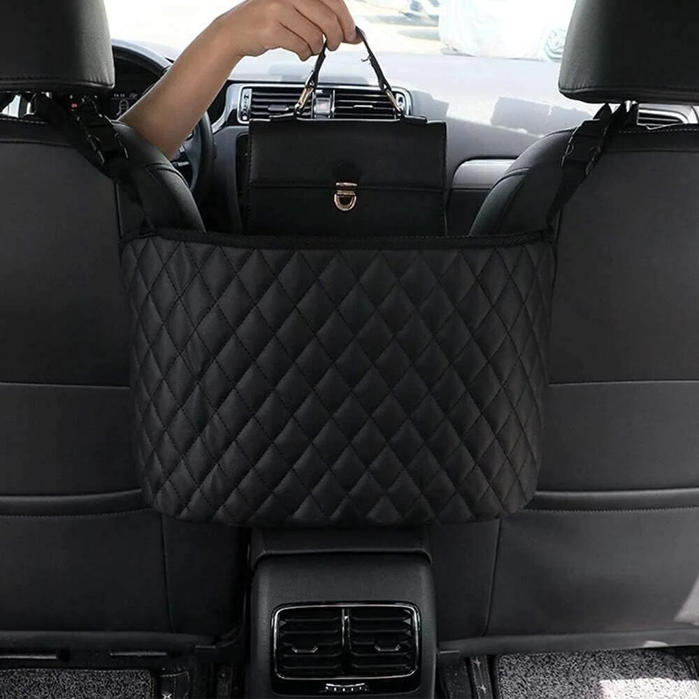 نگهدارنده کیف دستی برای خودرو، نگهدارنده کیف بین صندلی ها - لوازم جانبی نگهداری خودرو برای داخل خودرو - کنسول ها و سازمان دهنده های خودرو، جیب توری برای صندلی جلو