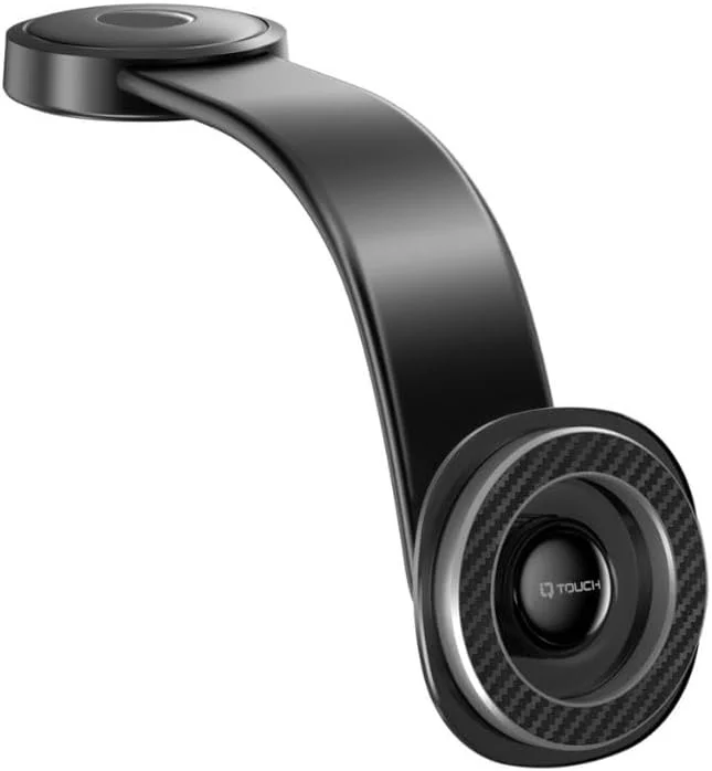 نگهدارنده مغناطیسی گوشی خودرو IQ TOUCH با قابلیت چرخش 360 درجه، پایه جداشدنی و انعطاف پذیر، جذب مغناطیسی قوی، چرخش 360 درجه، چسبندگی قوی 3M، سازگار با تمام سری MagSafe، مشکی