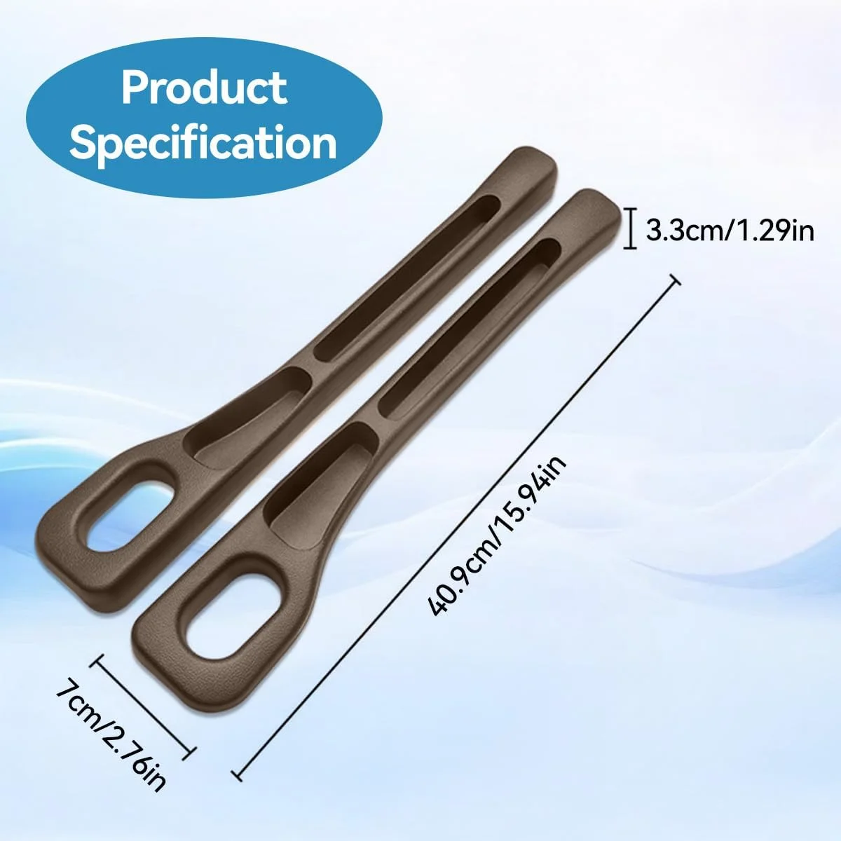 محافظ و نظم دهنده فضای خالی صندلی خودرو T Tersely، بسته 2 عددی - دارای دو محفظه برای نگهداری وسایل، طراحی ضد نشت، ساخته شده از مواد EVA، مناسب برای تلفن/کلید/کارت، مناسب برای انواع خودروها و کامیون ها (قهوه ای)