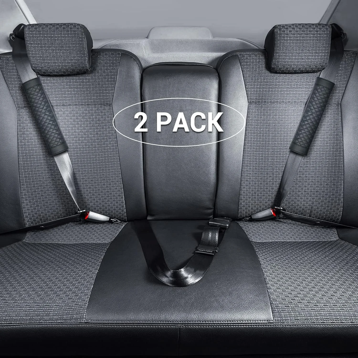 محافظ کمربند ایمنی چرمی نرم Cxviivo، بسته 2 عددی روکش کمربند ایمنی برای بزرگسالان، جوانان، کودکان و بانوان - پد بند صندلی خودرو برای محافظت از گردن و شانه شما برای رانندگی راحت تر محافظ کمربند ایمنی چرمی نرم Cxviivo، بسته 2 عددی روکش کمربند ایمنی برای بزرگسالان، جوانان، کودکان و بانوان - پد بند صندلی خودرو برای محافظت از گردن و شانه شما برای رانندگی راحت تر