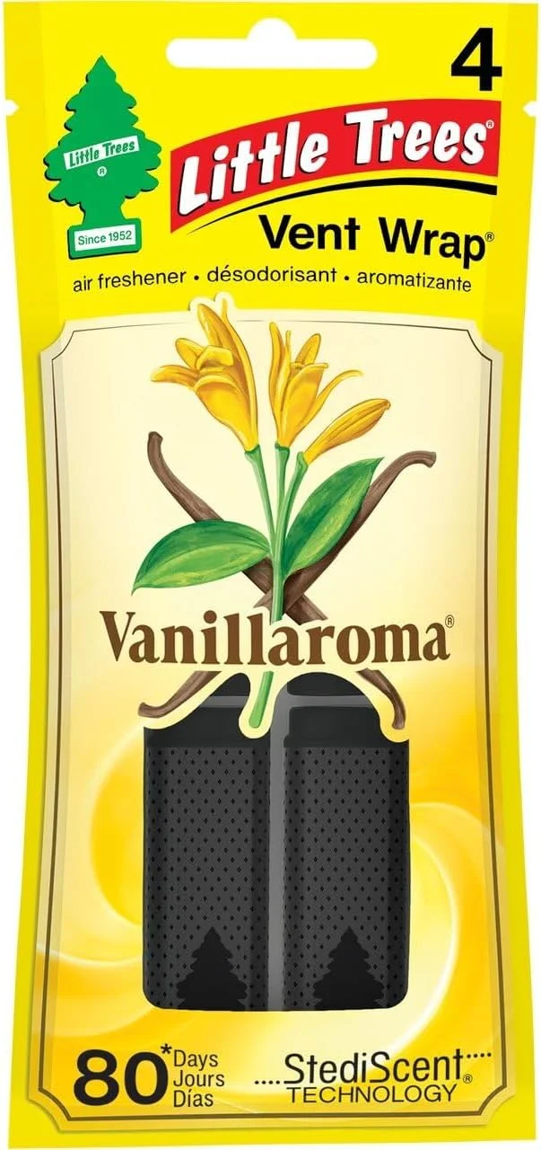 خوشبو کننده هوا خودرو وانیلی Little Trees مدل Vent Wrap خوشبو کننده هوا خودرو وانیلی Little Trees مدل Vent Wrap