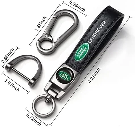 جاکلیدی برای لندرور، جاکلیدی خودرو جایگزین برای لندرور LR2 LR3 LR4 رنج روور اسپورت دیفندر دیسکاوری اسپورت LR4 لندکروزر، جاکلیدی چرمی برای لوازم جانبی خودرو، هدیه خانوادگی، مشکی جاکلیدی برای لندرور، جاکلیدی خودرو جایگزین برای لندرور LR2 LR3 LR4 رنج روور اسپورت دیفندر دیسکاوری اسپورت LR4 لندکروزر، جاکلیدی چرمی برای لوازم جانبی خودرو، هدیه خانوادگی، مشکی