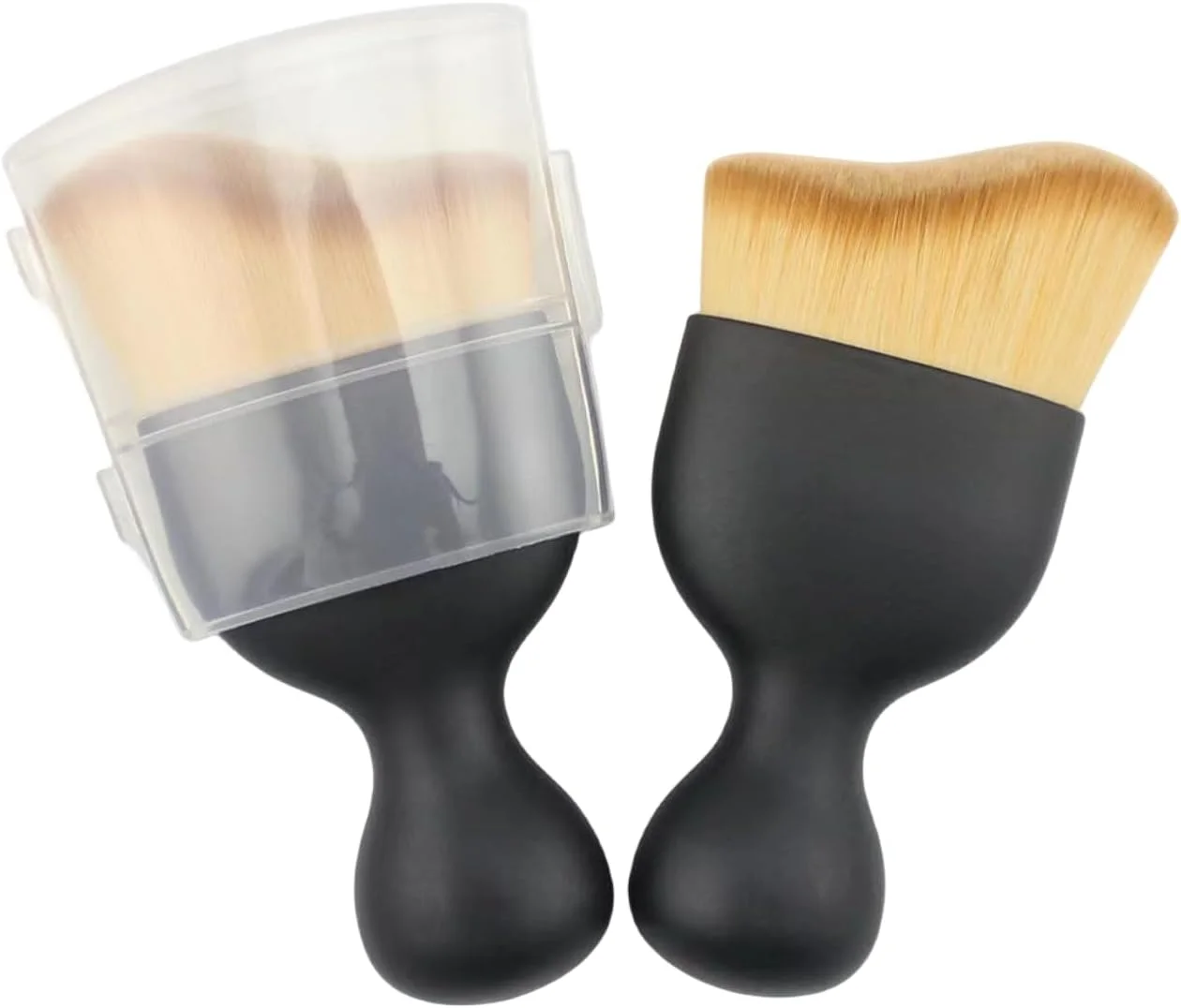 ست ۲ عددی برس دیتیلینگ داخل خودرو Wawasia، برس نظافت، ابزار بدون خط و خش مناسب برای تمیز کردن داخل یا خارج خودرو، دریچه های تهویه هوا، چرم، کامپیوتر