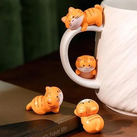 تزویق 8 تکه مینی گربه، لوازم جانبی بامزه خودرو، آویز آینه عقب و تزئینات داشبورد، هدایای تزئینی داخلی خودرو (نارنجی) تزویق 8 تکه مینی گربه، لوازم جانبی بامزه خودرو، آویز آینه عقب و تزئینات داشبورد، هدایای تزئینی داخلی خودرو (نارنجی)