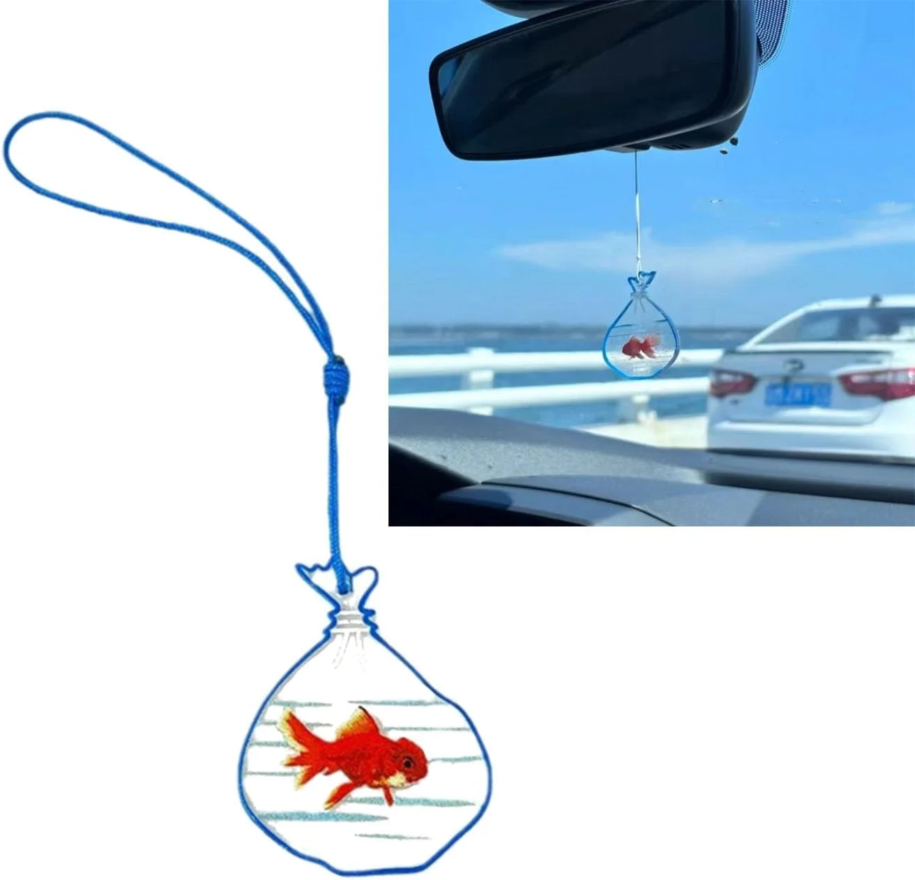 آویز آینه خودرو، تزئین آینه داخلی، آویز جیبی متحرک