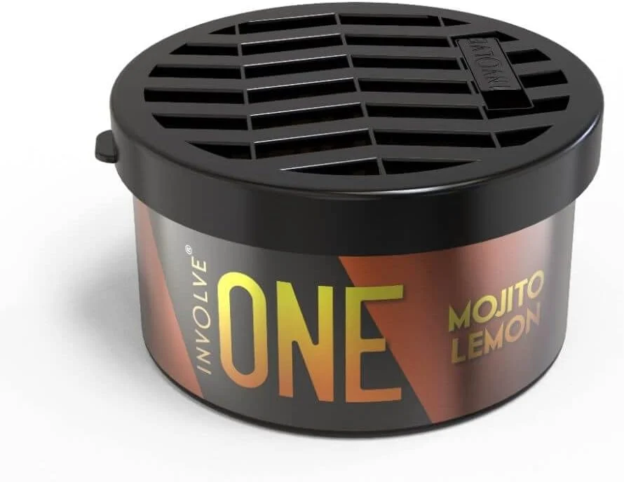خوشبو کننده خودرو Involve ® ONE با رایحه موهیتو لیمو، ارگانیک و ضد نشت، خوشبو کننده فیبری خودرو IONE10، لوازم جانبی خودرو، خوشبو کننده های داخلی خودرو