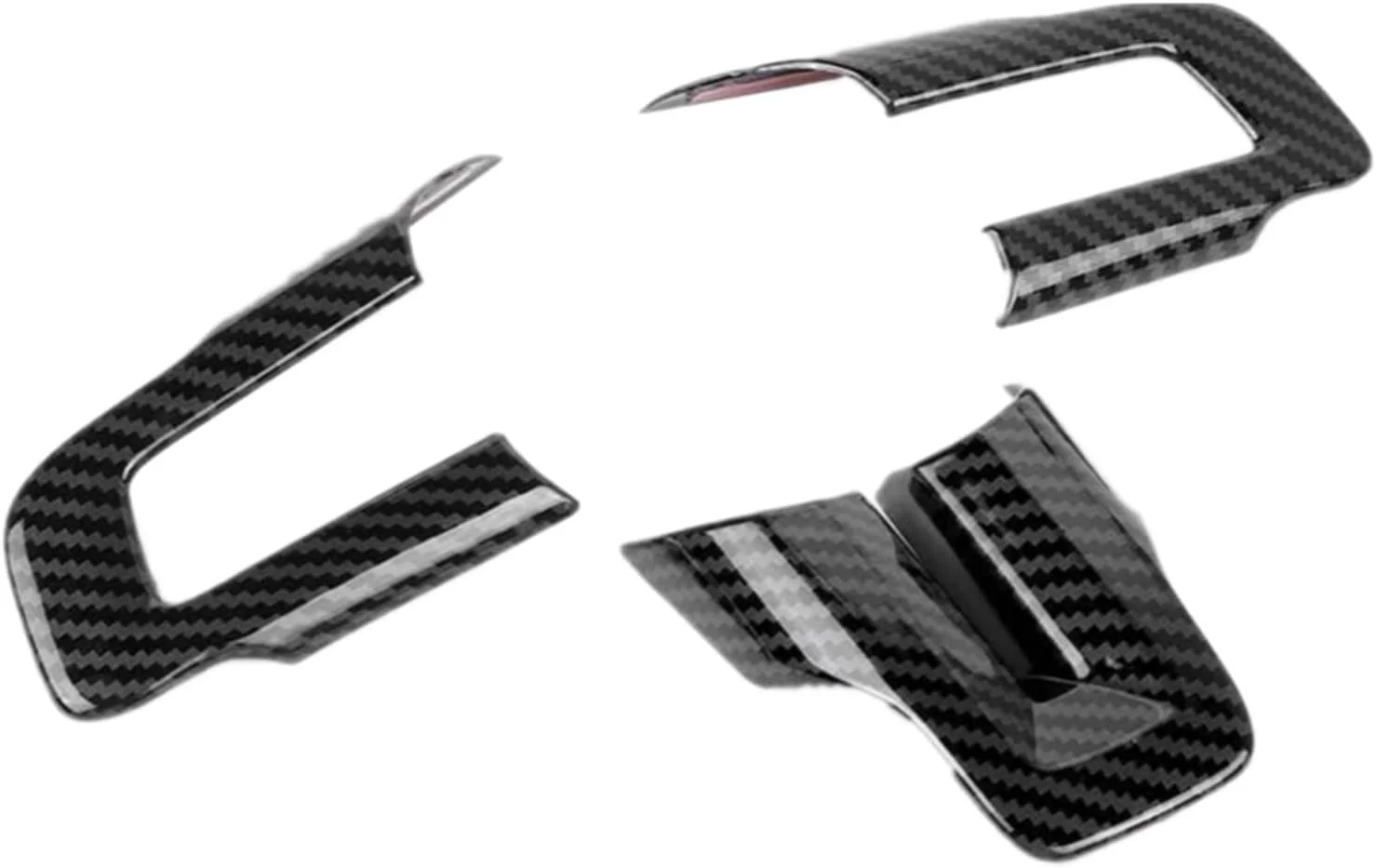 تزئینات روکش فرمان برای لوازم جانبی فورد موستانگ 2015-2021، لوازم جانبی داخلی خودرو، طرح فیبر کربن