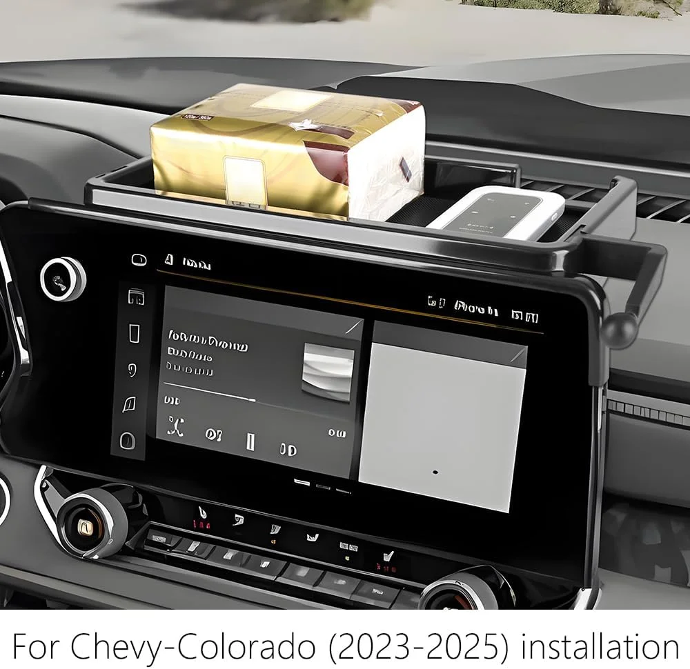 نگهدارنده تلفن همراه خودرو، سینی سازمان دهنده کنسول وسط برای شورولت Chevy Colorado 2023 2024 2025 و GMC Canyon 2023-2025، لوازم جانبی داخلی خودرو، بهترین پایه تلفن همراه، استند صفحه نمایش تلفن همراه نگهدارنده تلفن همراه خودرو، سینی سازمان دهنده کنسول وسط برای شورولت Chevy Colorado 2023 2024 2025 و GMC Canyon 2023-2025، لوازم جانبی داخلی خودرو، بهترین پایه تلفن همراه، استند صفحه نمایش تلفن همراه