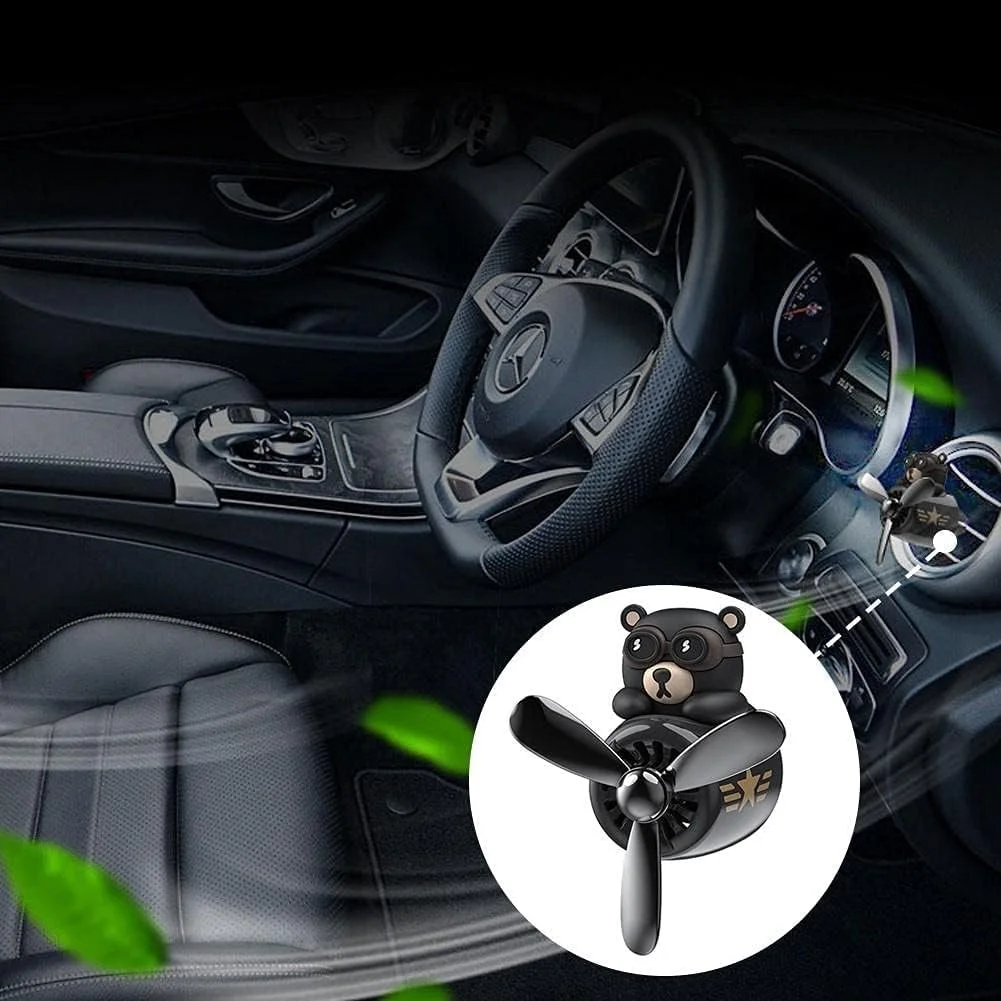 خوشبو کننده هوا خودرو مدل خلبان خرسی، پخش کننده رایحه، لوازم جانبی دکوراسیون داخلی خودرو