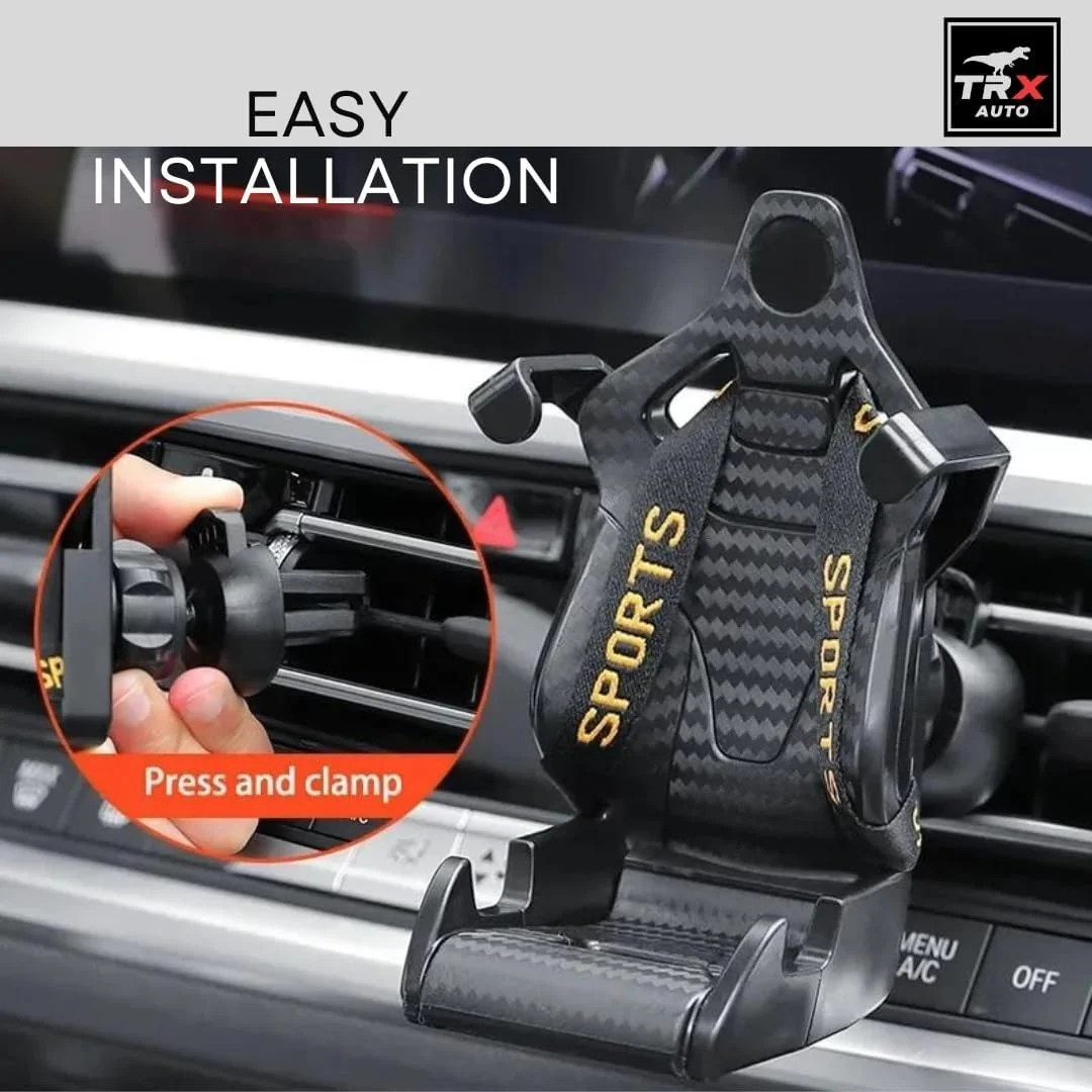 نگهدارنده گوشی موبایل طرح صندلی مسابقه ای برای دریچه کولر خودرو | لوازم جانبی خودرو | گیره نگهدارنده گوشی موبایل دریچه کولر خودرو | نگهدارنده گوشی دریچه کولر خودرو یونیورسال | قرمز نگهدارنده گوشی موبایل طرح صندلی مسابقه ای برای دریچه کولر خودرو | لوازم جانبی خودرو | گیره نگهدارنده گوشی موبایل دریچه کولر خودرو | نگهدارنده گوشی دریچه کولر خودرو یونیورسال | قرمز