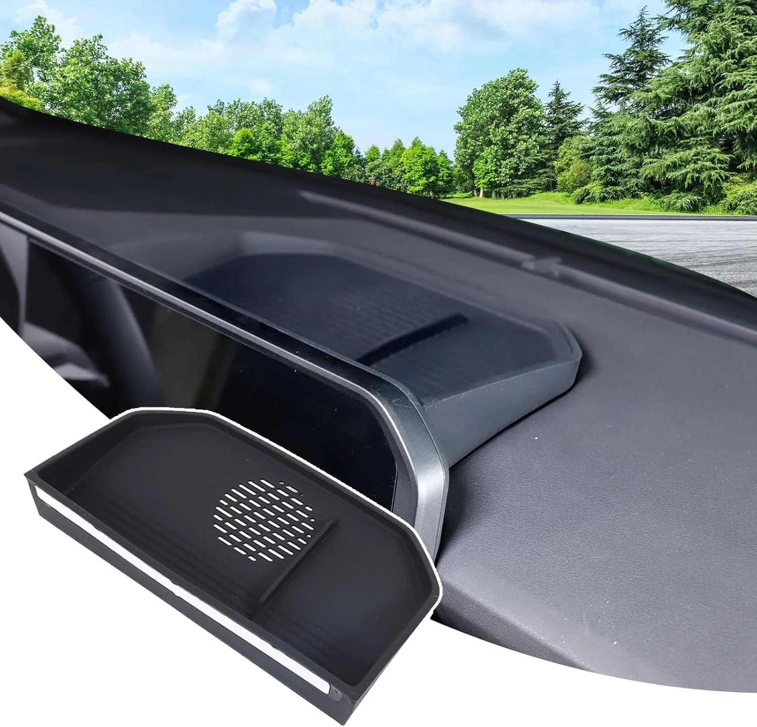 سازگار با جعبه نظم دهنده داشبورد تویوتا لندکروزر پرادو 250 J250 LC250 مدل 2024 2025، جعبه ذخیره سازی لوازم جانبی فضای داخلی خودرو