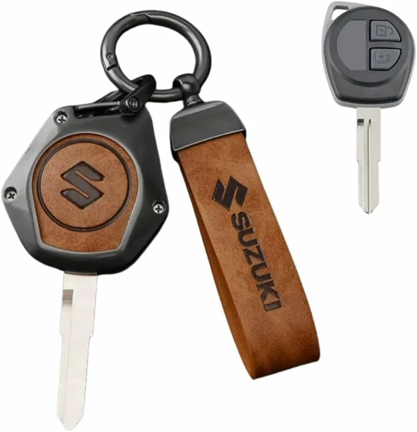 کاور کلید فوب خودرو TRX AUTO با جاکلیدی چرمی برای سوزوکی | محافظ کلید خودرو | کاور کلید چرم PU | جا کلیدی سوزوکی | لوازم جانبی کلید سوزوکی کاور کلید فوب خودرو TRX AUTO با جاکلیدی چرمی برای سوزوکی | محافظ کلید خودرو | کاور کلید چرم PU | جا کلیدی سوزوکی | لوازم جانبی کلید سوزوکی
