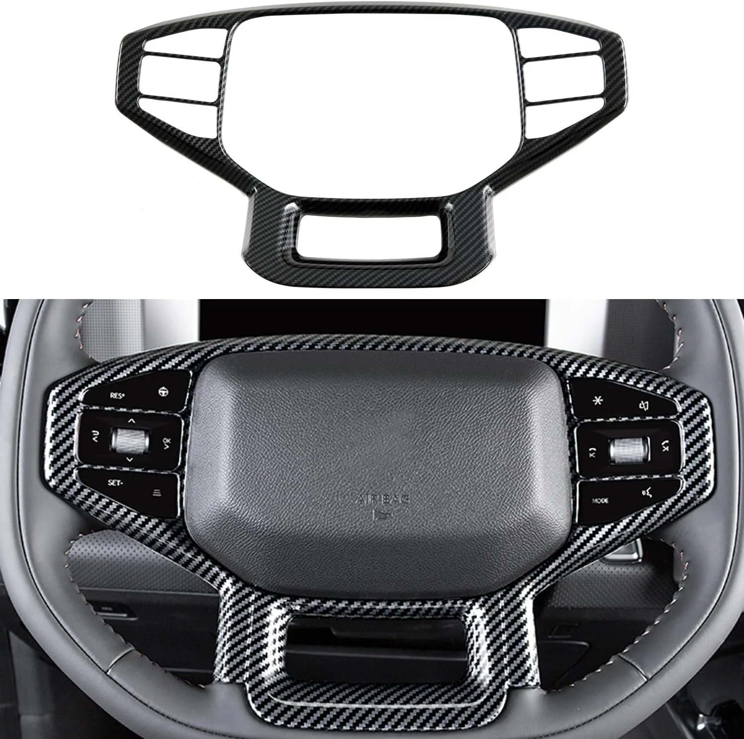 روکش دکمه های فرمان مناسب برای چری جتور T2، لوازم جانبی داخلی خودرو با طرح فیبر کربن ABS مناسب برای Travellar مدل 2023-2025. روکش دکمه های فرمان مناسب برای چری جتور T2، لوازم جانبی داخلی خودرو با طرح فیبر کربن ABS مناسب برای Travellar مدل 2023-2025.