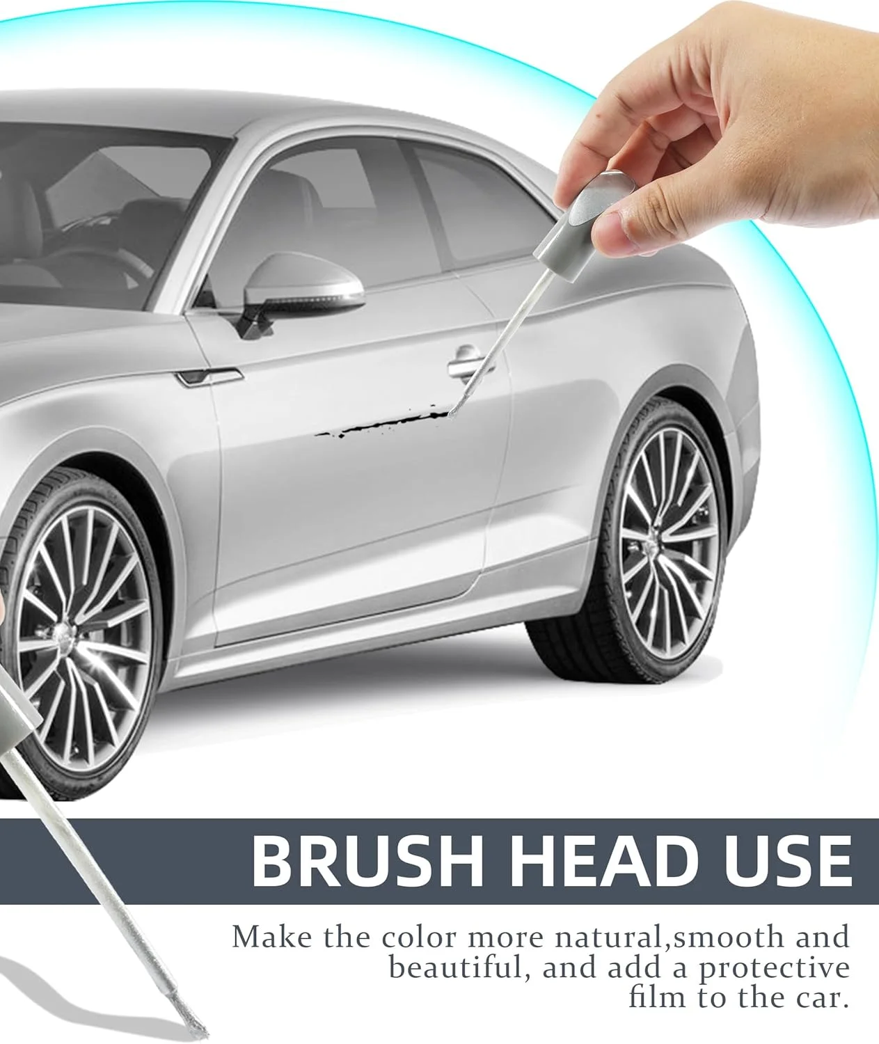 قلم خش گیر خودرو PINKE، ترمیم کننده خراش رنگ خودرو، لوازم جانبی خودرو، قلم رنگ ترمیم کننده خراش خودرو، رنگ خودرو (نقره ای) قلم خش گیر خودرو PINKE، ترمیم کننده خراش رنگ خودرو، لوازم جانبی خودرو، قلم رنگ ترمیم کننده خراش خودرو، رنگ خودرو (نقره ای)