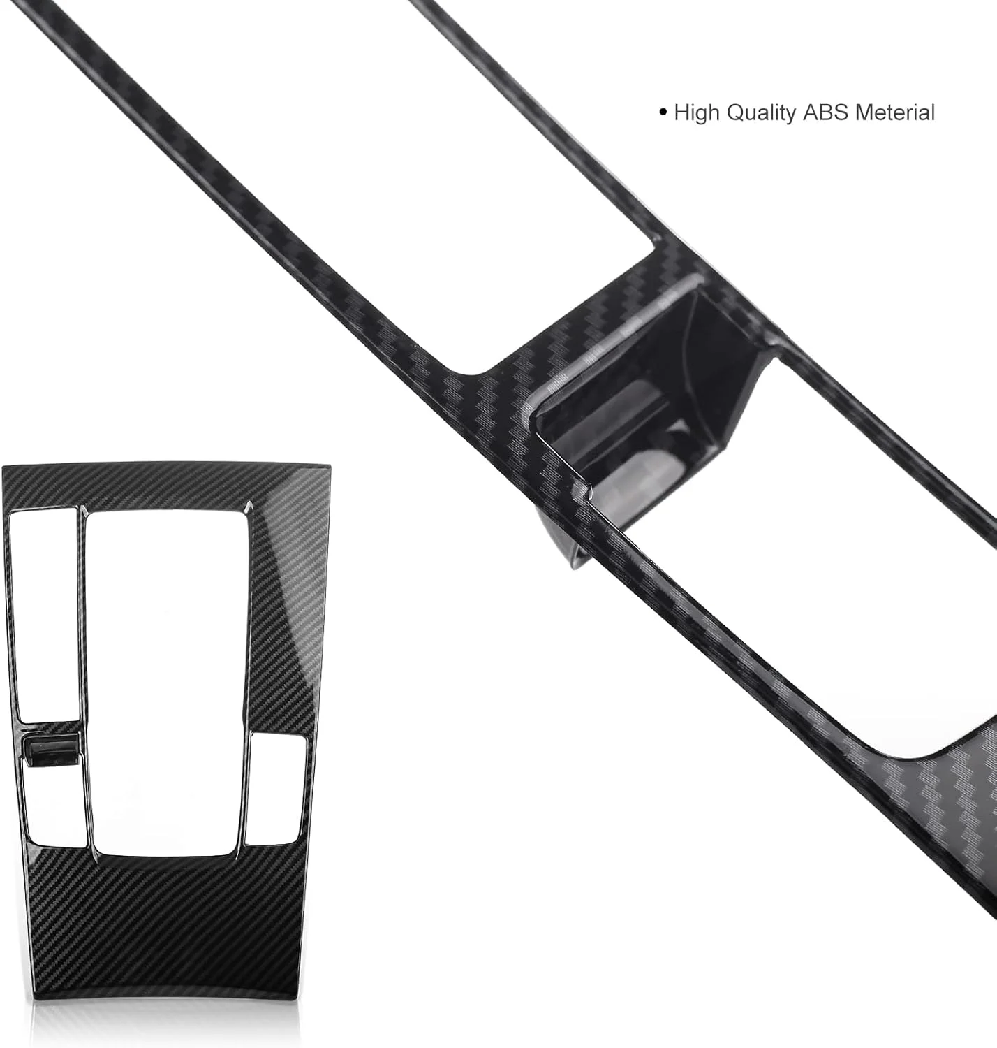 روکش کنسول وسط، پنل دنده و دسته دنده طرح فیبر کربن مناسب برای لوازم جانبی مزدا 3 مدل های 2020، 2021، 2022، 2023، 2024 و 2025