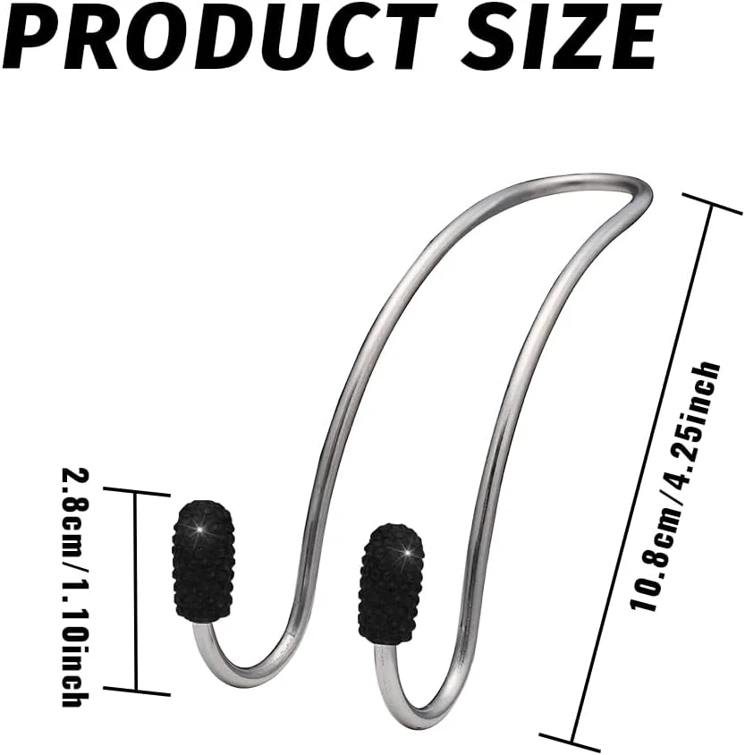 2 عدد قلاب خودرو، آویز سازمان دهنده براق، قلاب پشتی صندلی، قلاب کیف خودرو، آویز پشتی بادوام و محکم، مناسب برای خودروهای شاسی بلند و کامیون، لوازم جانبی براق خودرو برای خانم ها 2 عدد قلاب خودرو، آویز سازمان دهنده براق، قلاب پشتی صندلی، قلاب کیف خودرو، آویز پشتی بادوام و محکم، مناسب برای خودروهای شاسی بلند و کامیون، لوازم جانبی براق خودرو برای خانم ها