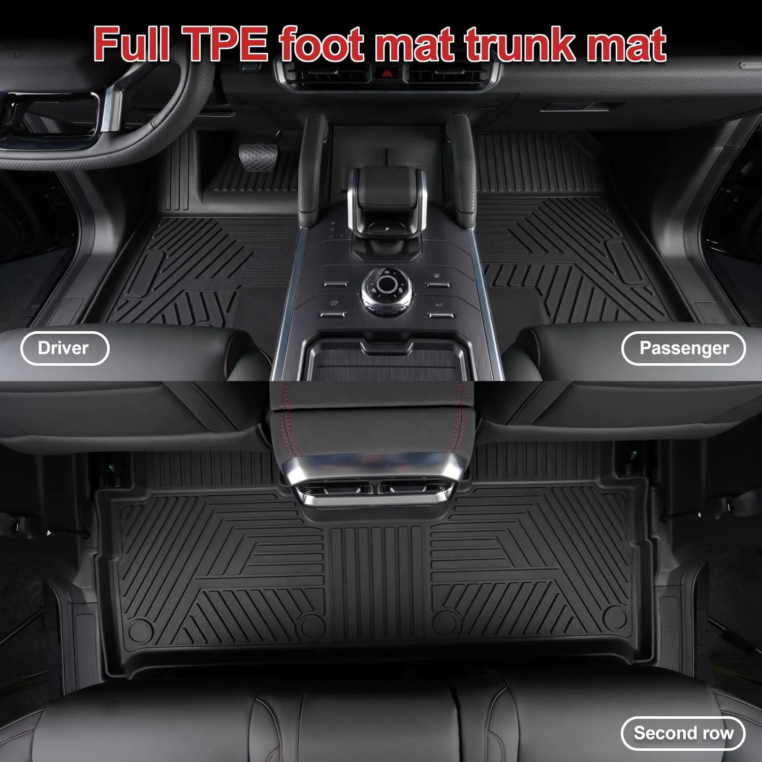 محافظ کف خودرو مناسب برای جتور T2 مدل 2023-2025، مجموعه کامل لاینر بار صندوق عقب + تشک پشتی صندلی + کفپوش برای لوازم جانبی جتور تراولر