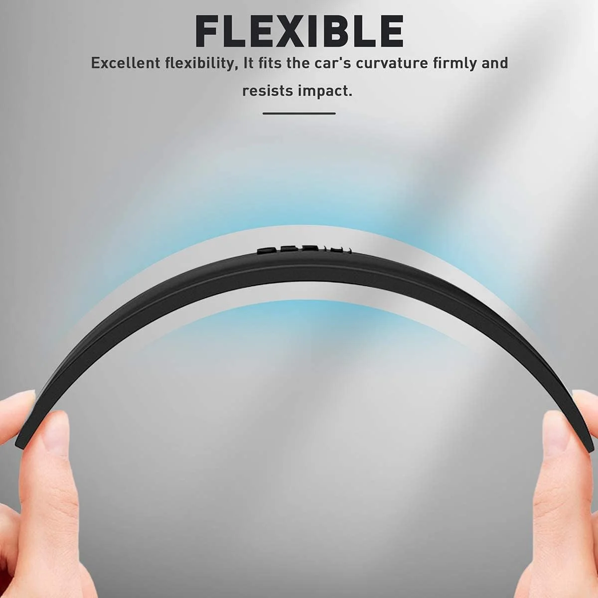 محافظ لبه درب خودرو KASTWAVE، بسته 6 عددی محافظ درب خودرو لاستیکی با محافظ سیلیکونی لبه درب جانبی خودرو برای همه وسایل نقلیه، نرم، چسبندگی بالا، ضد آب، مقاوم در برابر حرارت، مقاوم در برابر سایش (مشکی)