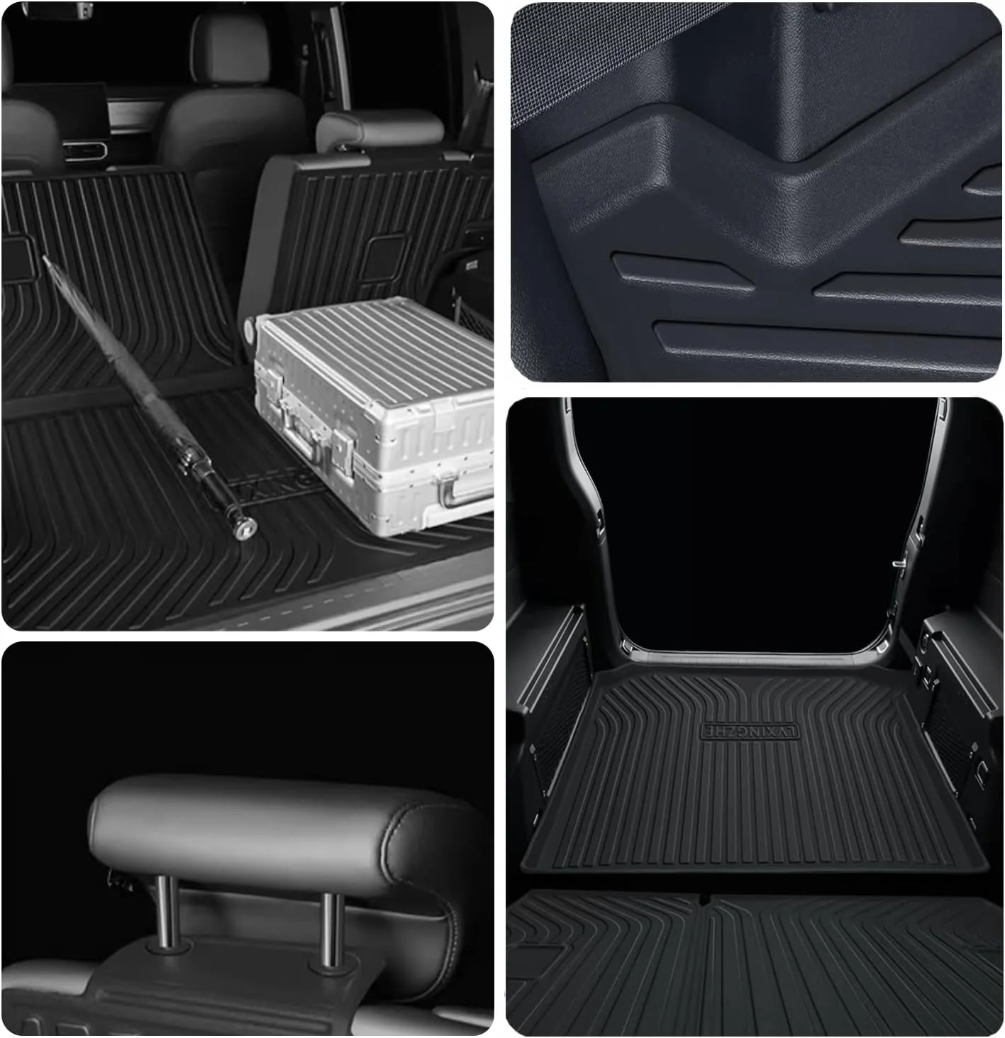 محافظ کف خودرو مناسب برای جتور T2 مدل 2023-2025، مجموعه کامل لاینر بار صندوق عقب + تشک پشتی صندلی + کفپوش برای لوازم جانبی جتور تراولر