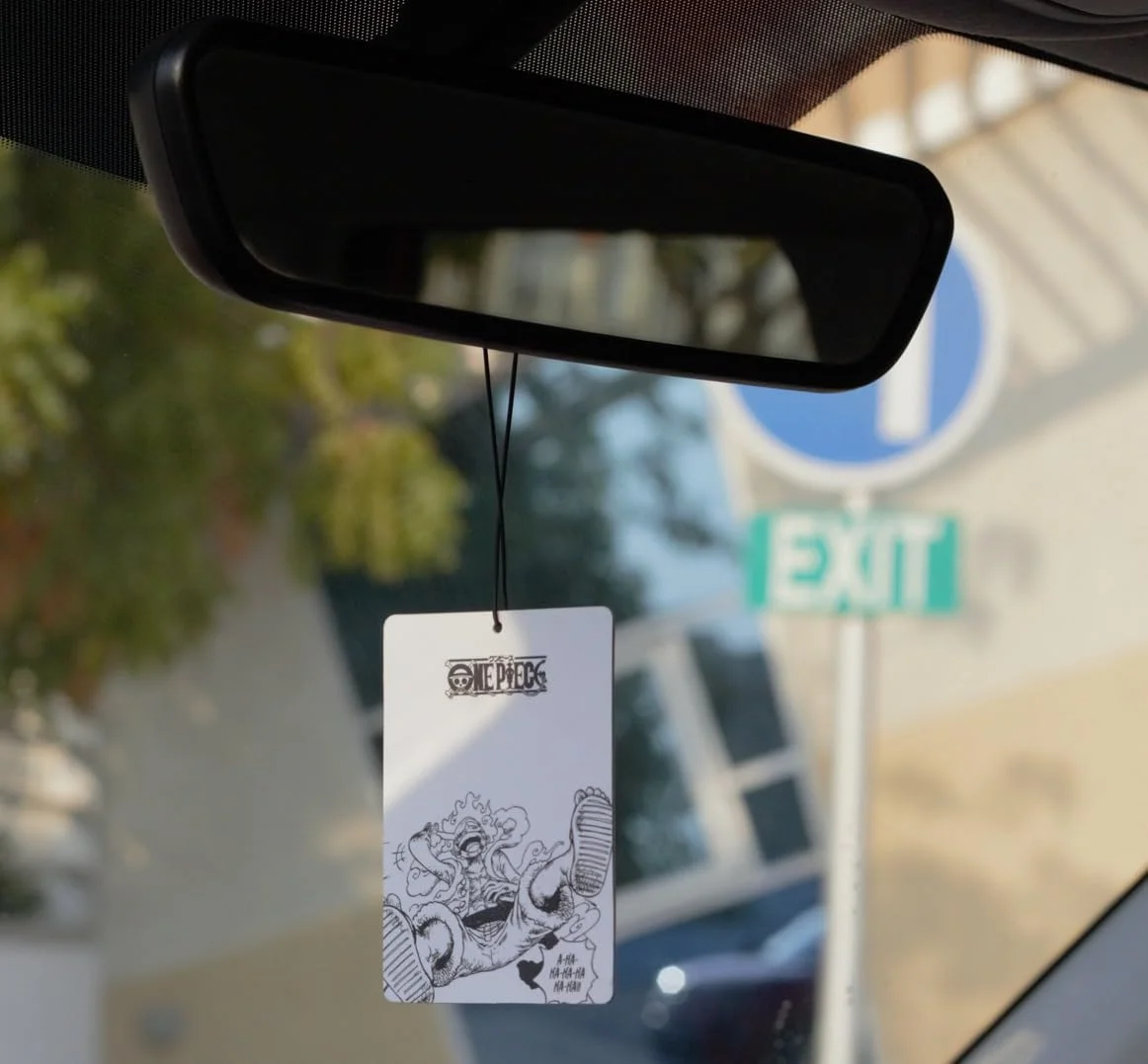 خوشبو کننده هوا طرح انیمه ای لوفی، دو رو، با رایحه وانیل، مناسب خودرو، 2 عدد، آویز آینه خودرو، لوازم جانبی داخلی، هدیه