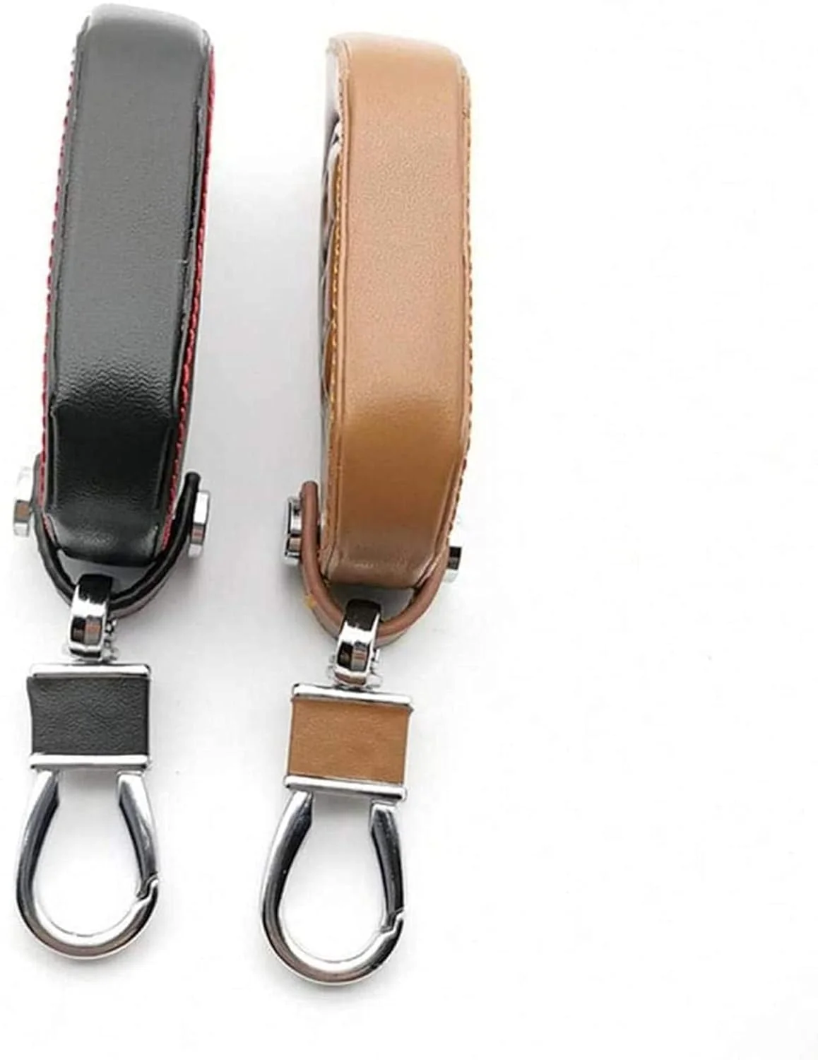 کیف چرمی کلید خودرو DELFINO، کیف نگهدارنده کلید، 3 دکمه تاشو، لوازم جانبی داخلی خودرو، روکش کلید فیبر کربنی برای جیپ رانگلر JL 2018