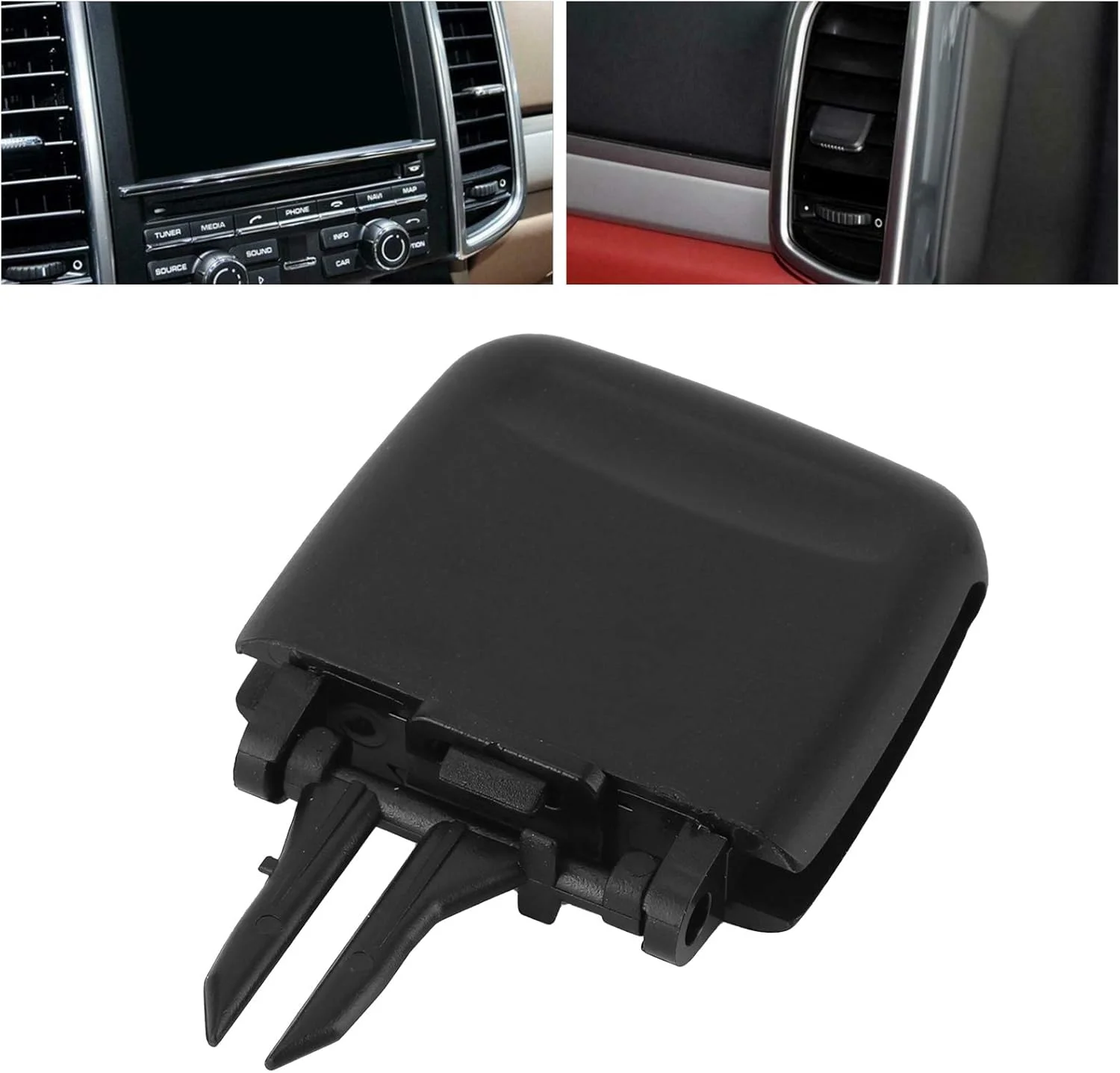 گیره دریچه خروجی هوا، ساخته شده از مواد ABS، نصب آسان، مقاوم و بادوام، مناسب برای لوازم جانبی سیستم تهویه مطبوع خودرو