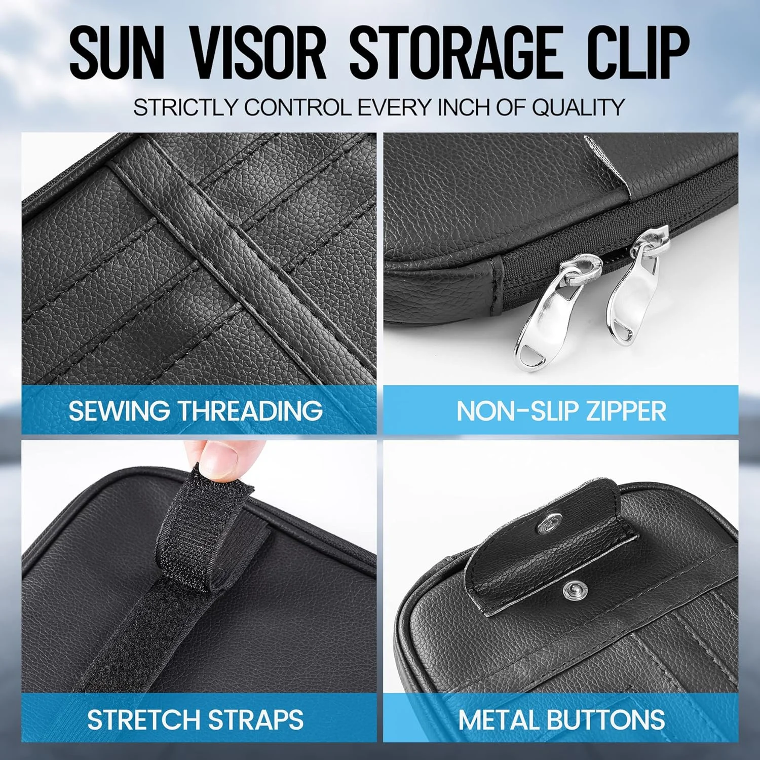 محافظ آفتابگیر خودرو، جیب آفتابگیر خودرو و لوازم جانبی داخلی خودرو، کیف نگهداری آفتابگیر کامیون خودرو با چند جیب (مشکی) محافظ آفتابگیر خودرو، جیب آفتابگیر خودرو و لوازم جانبی داخلی خودرو، کیف نگهداری آفتابگیر کامیون خودرو با چند جیب (مشکی)