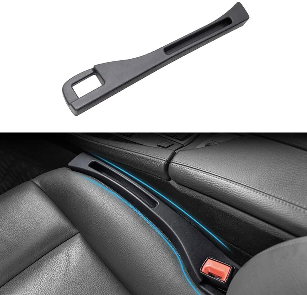 پرکننده شکاف صندلی خودرو با اندازه جهانی، بسته 2 عددی سازمان دهنده جیبی جانبی، مسدود کننده شکاف، لوازم جانبی ایده آل خودرو