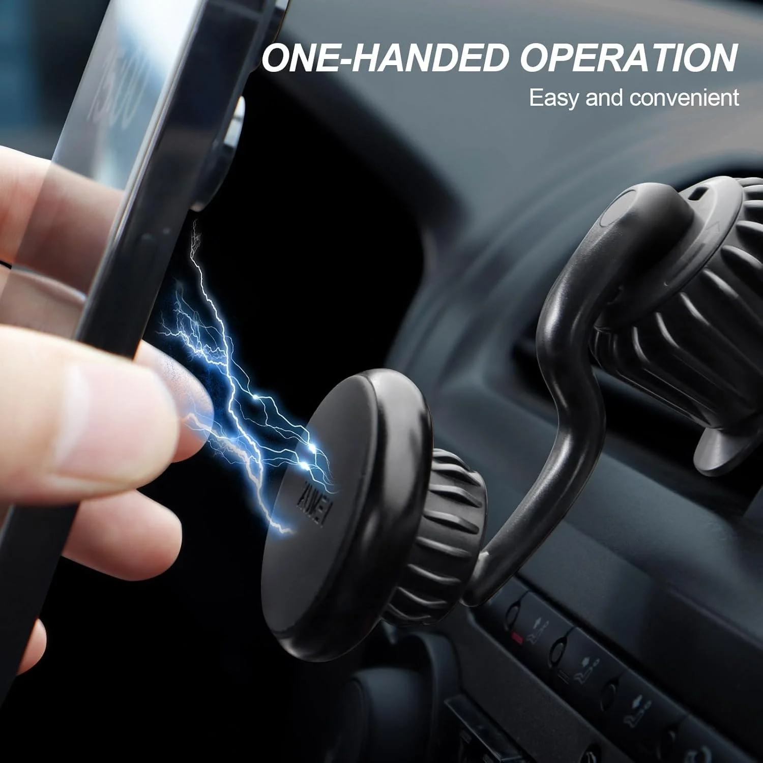 نگهدارنده مغناطیسی گوشی موبایل XUKEY برای دریچه هوا، لوازم جانبی نگهدارنده موبایل مغناطیسی برای خودرو مناسب برای آیفون