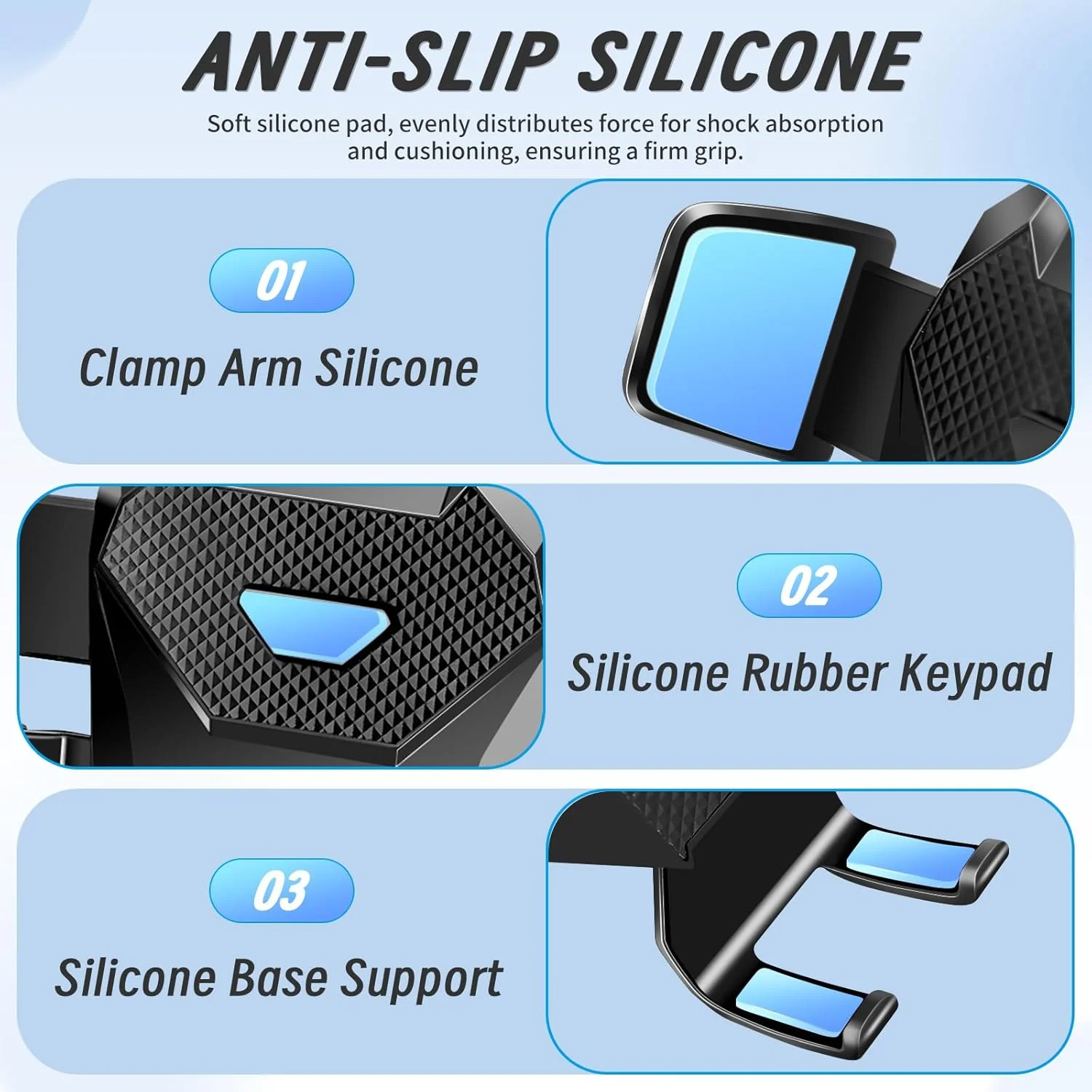 نگهدارنده گوشی موبایل برای مرسدس بنز کلاس V مدل 2015-2023 – نگهدارنده گوشی هوشمند با قابلیت چرخش 360 درجه – اتصال قابل تنظیم و ضد لغزش – لوازم جانبی خودرو با کاربری آسان و یک دستی برای دریچه تهویه