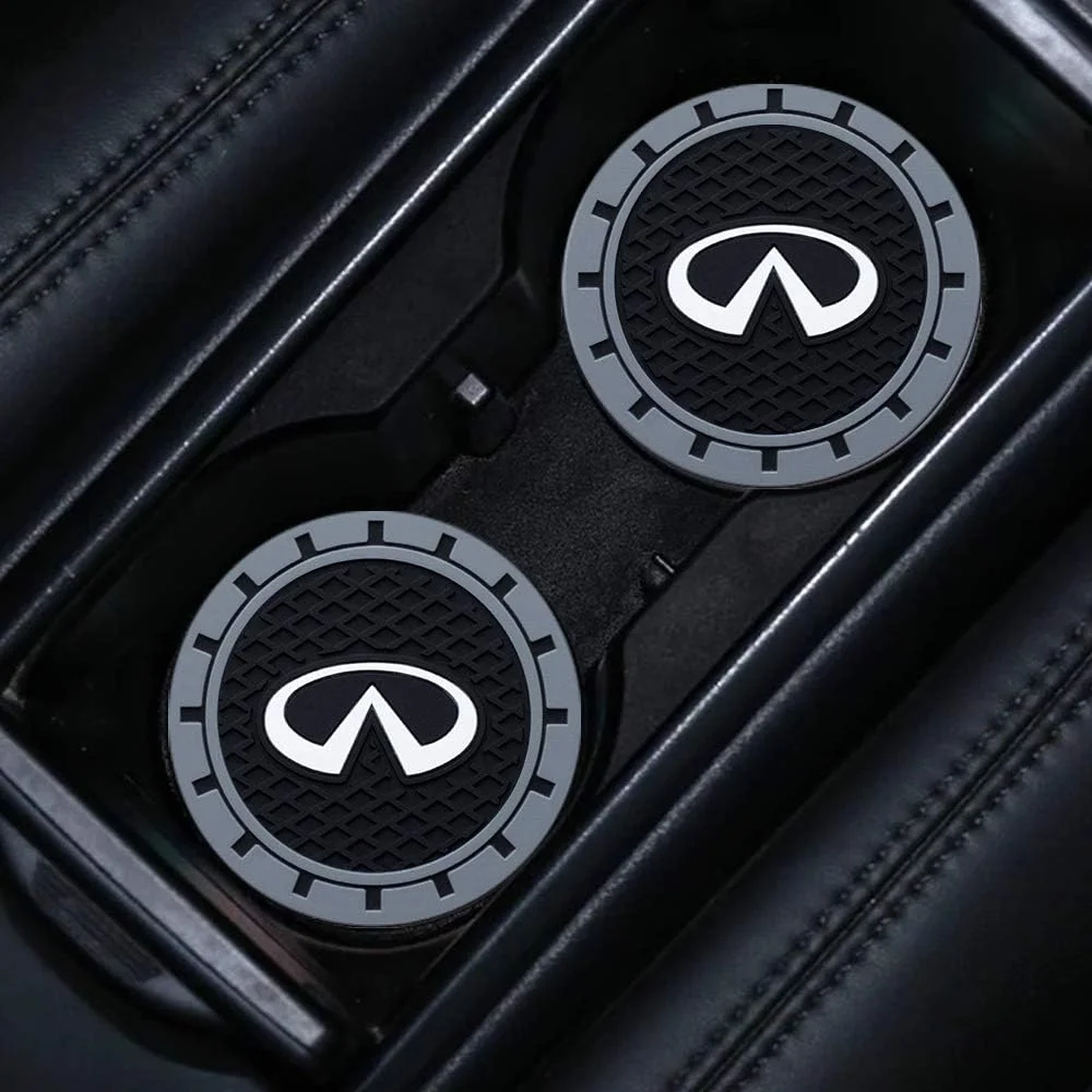 زیر لیوانی جالیوانی خودرو DILOFEEB، درج ضد لغزش برای سری 1، لوازم جانبی داخلی خودرو 2، مشکی