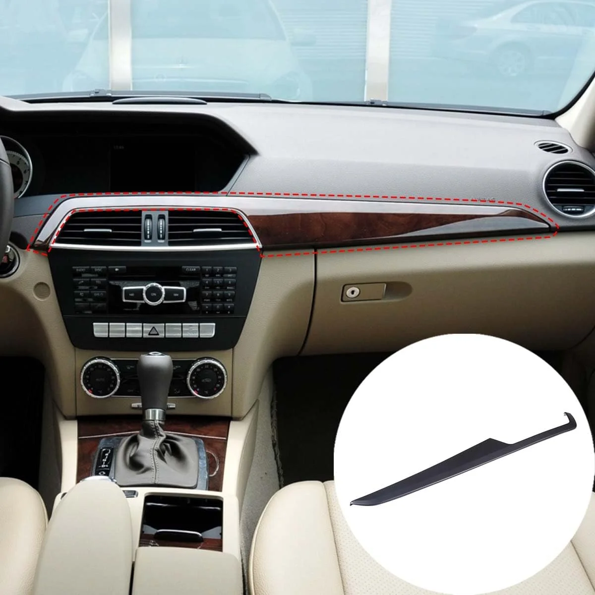 پنل پوشش داشبورد کنسول مرکزی خودرو طرح چوب کاج CHEYA ABS مناسب مرسدس بنز کلاس C W204 مدل 2010-2013، لوازم جانبی مخصوص خودروهای فرمان چپ (طرح چوب مشکی) پنل پوشش داشبورد کنسول مرکزی خودرو طرح چوب کاج CHEYA ABS مناسب مرسدس بنز کلاس C W204 مدل 2010-2013، لوازم جانبی مخصوص خودروهای فرمان چپ (طرح چوب مشکی)