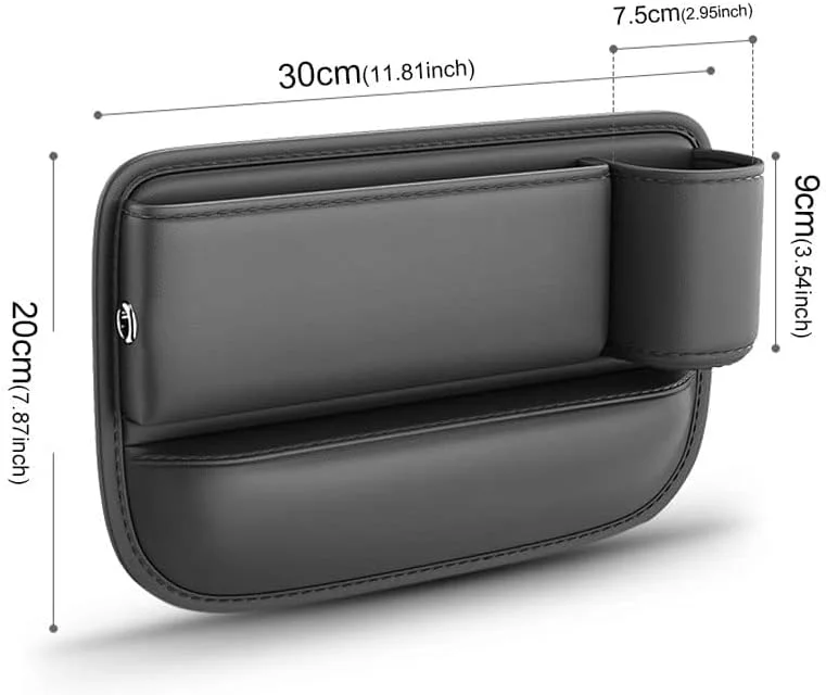 کیف جیبی بغل صندلی خودرو، جعبه ذخیره سازی پر کننده شکاف صندلی، جا لیوانی، لوازم جانبی داخلی خودرو