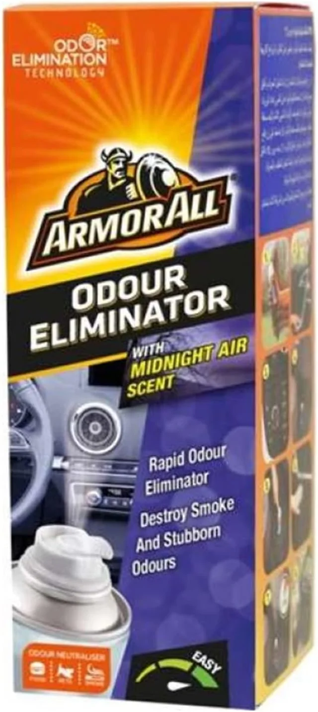 از بین برنده بوی نامطبوع Armor All با رایحه Midnight Air - از بین برنده سریع بو - از بین برنده بوی دود و بوهای سرسخت - بسته 1 عددی از بین برنده بوی نامطبوع Armor All با رایحه Midnight Air - از بین برنده سریع بو - از بین برنده بوی دود و بوهای سرسخت - بسته 1 عددی