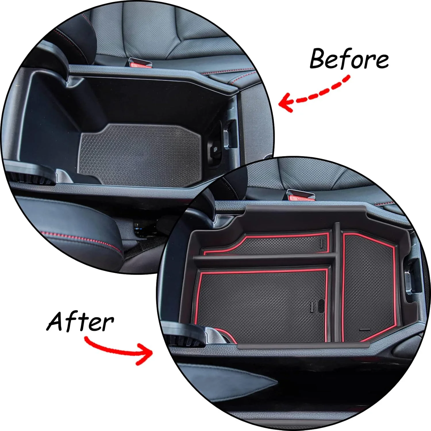 محفظه سفارشی سازی شده PIUGILH برای لوازم جانبی هوندا آکورد 2023، جعبه دستکش کنسول وسط خودرو، سینی سازمان دهنده کنسول، برای لوازم جانبی داخلی آکورد هیبریدی 2023