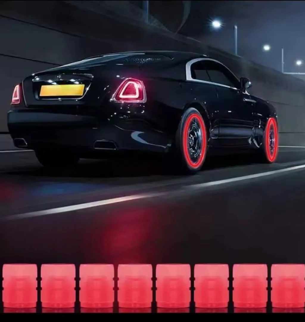 ۴ عدد درپوش والف لاستیک خودرو فلورسنت، روکش والف مقاوم در برابر خوردگی خودرو، درخشش نورانی در تاریکی، لوازم جانبی تزئینی خودرو، جهانی برای SUV، کامیون، خودرو (۴ عدد قرمز) ۴ عدد درپوش والف لاستیک خودرو فلورسنت، روکش والف مقاوم در برابر خوردگی خودرو، درخشش نورانی در تاریکی، لوازم جانبی تزئینی خودرو، جهانی برای SUV، کامیون، خودرو (۴ عدد قرمز)