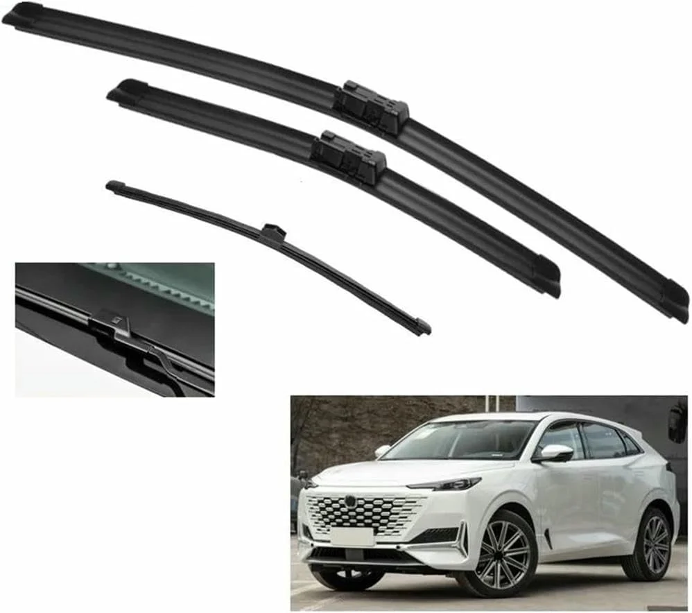 تیغه برف پاک کن خودرو JUWENFF، تیغه های برف پاک کن شیشه جلو و عقب خودرو برای چانگان برای UNI-K 2022 نسل 1، لوازم جانبی خودرو، برس های تیغه برف پاک کن، کاتر (جلو 2 عدد) تیغه برف پاک کن خودرو JUWENFF، تیغه های برف پاک کن شیشه جلو و عقب خودرو برای چانگان برای UNI-K 2022 نسل 1، لوازم جانبی خودرو، برس های تیغه برف پاک کن، کاتر (جلو 2 عدد)