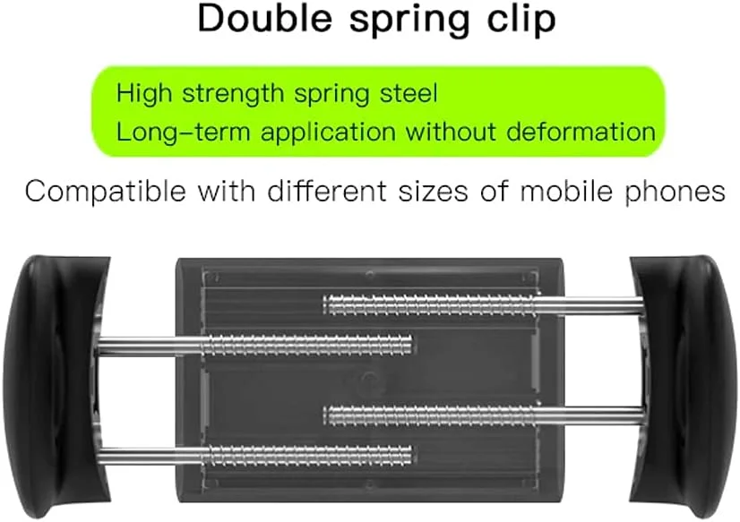 نگهدارنده گوشی موبایل دریچه کولری یونیورسال یسیدو مدل C47 - مشکی