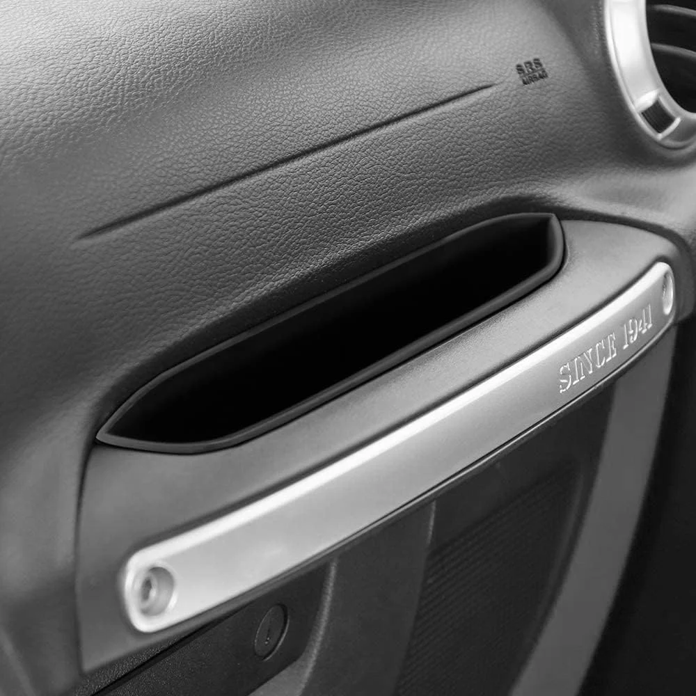 سازگار با لوازم جانبی رانگلر RESTBONE جعبه لوازم جانبی دسته گیره سازمان دهنده سینی ذخیره سازی سرنشین خودرو 2/4 درب جیپ رانگلر JK JKU مدل 2011-2018