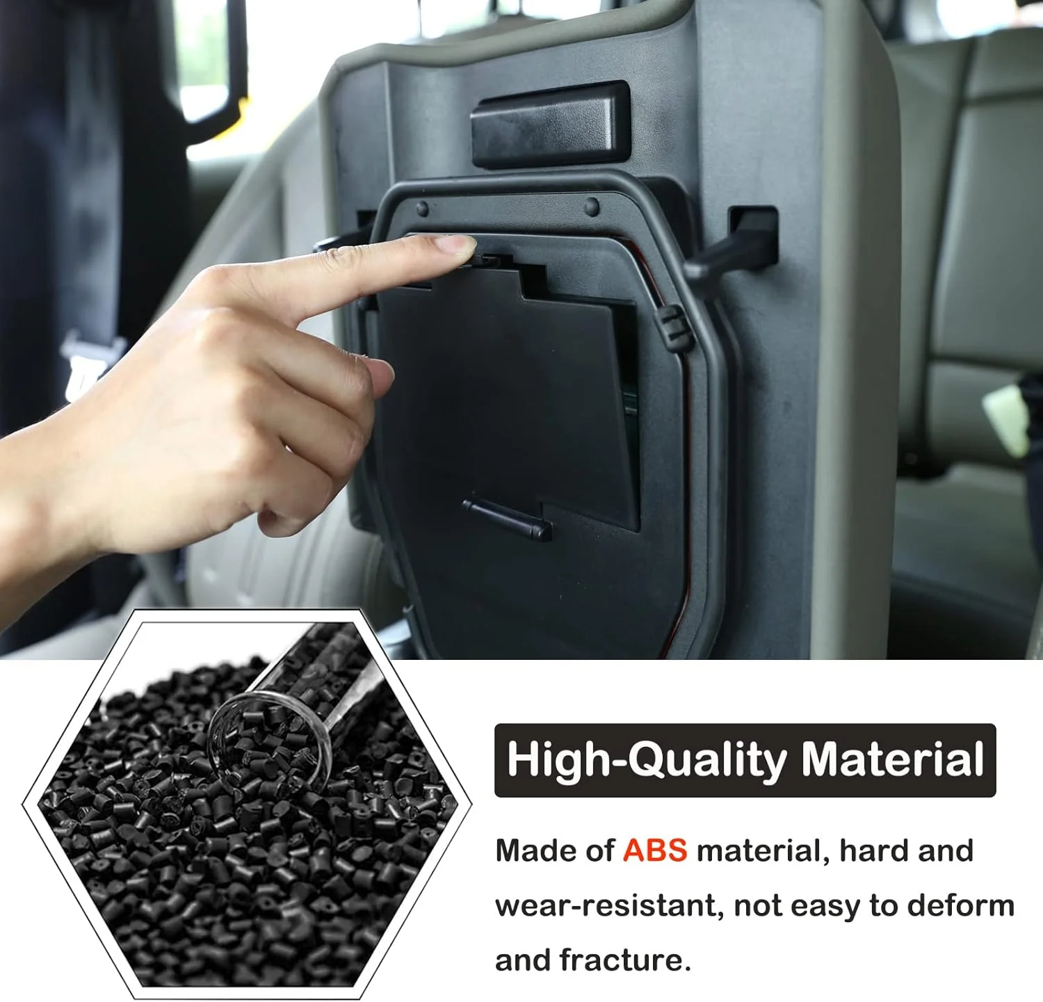 جعبه مخفی نگهداری زیر آرنجی خودرو سازگار با لند روور دیفندر 2020-2023، سازمان دهنده حریم خصوصی کنسول وسط، سینی، محفظه، پالت، مدیریت لوازم جانبی داخلی