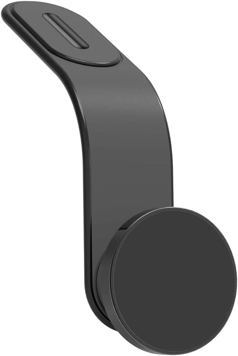 نگهدارنده مغناطیسی گوشی برای خودرو، نگهدارنده مغناطیسی گوشی خودرو، پایه نگهدارنده فلزی انعطاف پذیر با قابلیت چرخش 360 درجه برای داشبورد، لوازم جانبی نصب با چسب دو طرفه، مناسب برای اکثر خودروها (مشکی)
