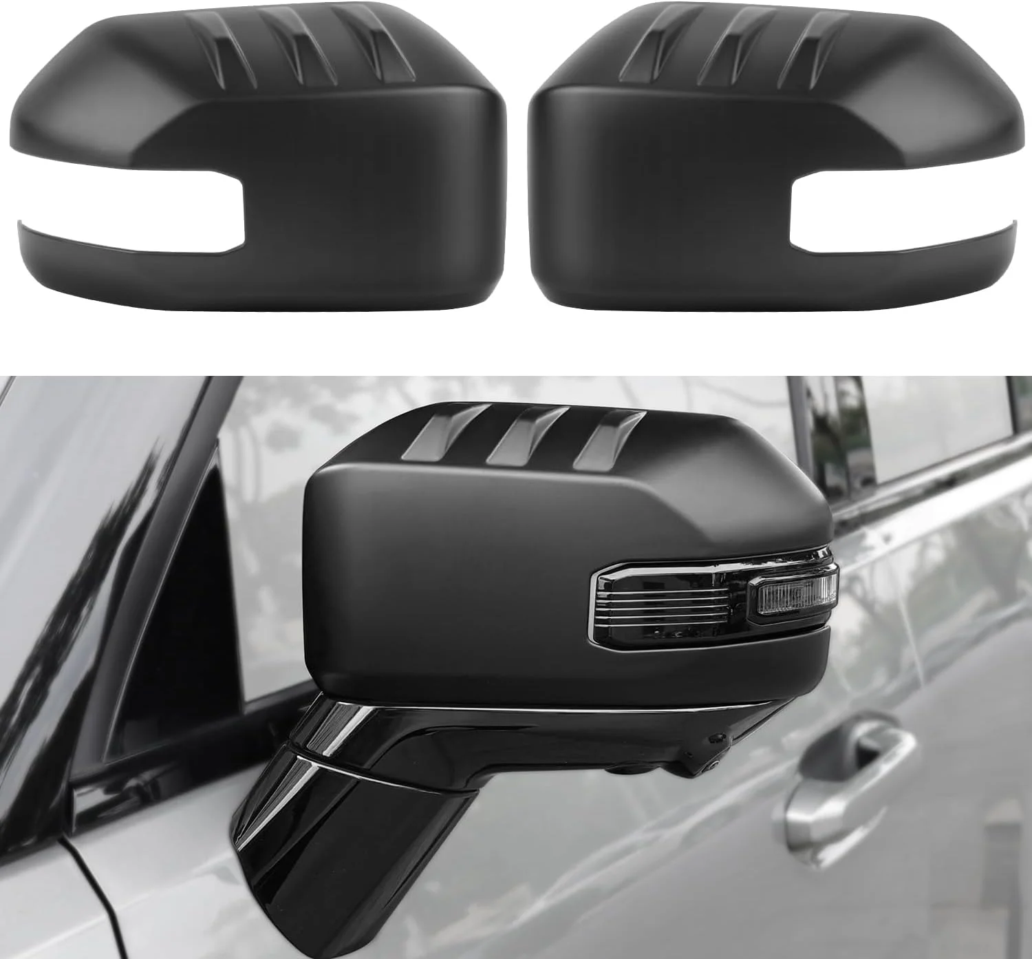 قاب آینه بغل خودرو مناسب برای جتور T2 مدل 2023 2024 2025، لوازم جانبی و تزئینات، رنگ مشکی مات