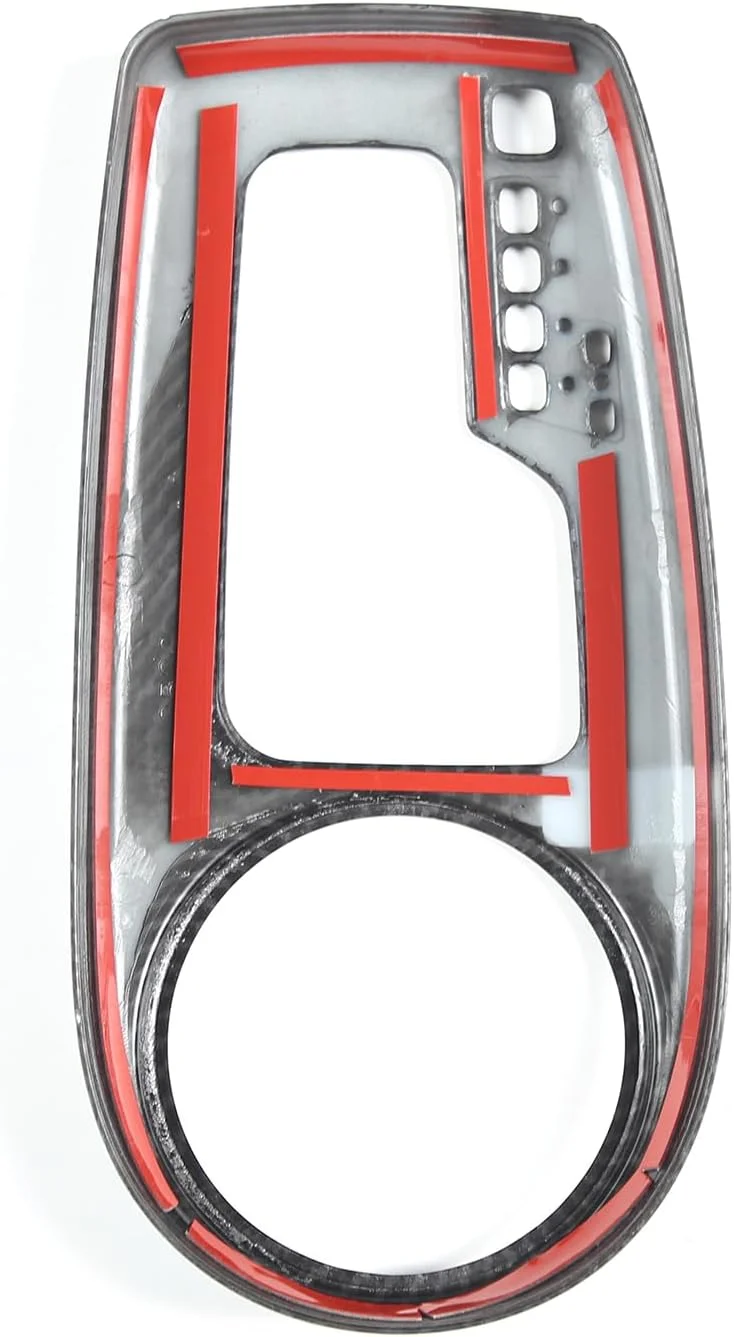 روکش تریم پنل دنده Moittellc سازگار با اینفینیتی QX80/نیسان پاترول 2013-2018، لوازم جانبی محافظ تزئینی قاب پنل ضد خش کنسول دنده خودرو