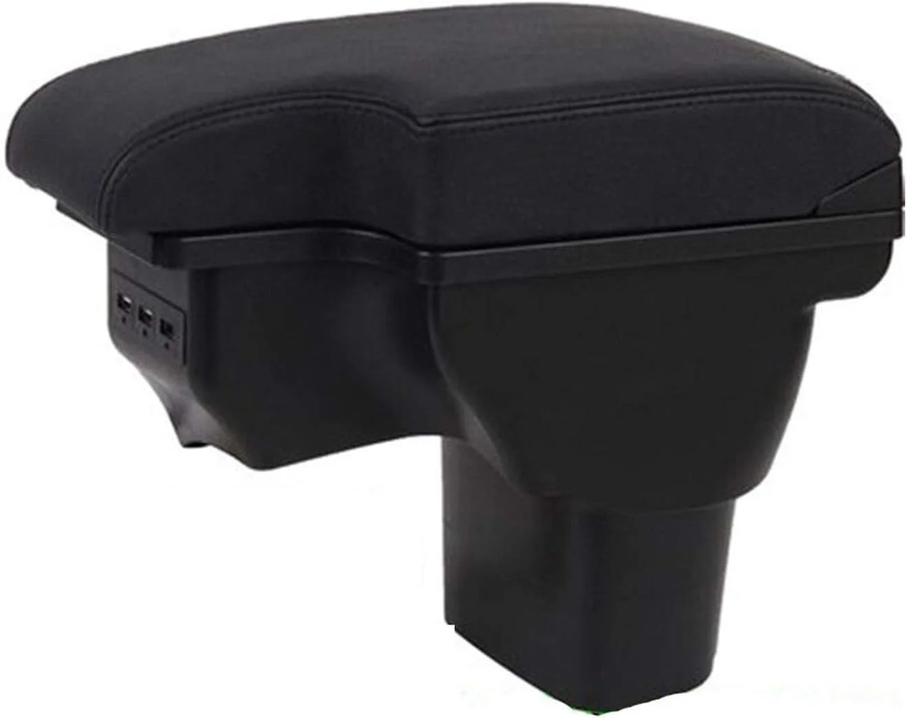 لوازم جانبی جعبه زیر آرنج خودرو MKVAXR، جعبه ذخیره سازی داخلی، قطعات اصلاح شده، برای نیسان جوک 2010-2019، برای اینفینیتی ESQ جعبه کنسول زیر آرنج خودرو (USB خط مشکی)