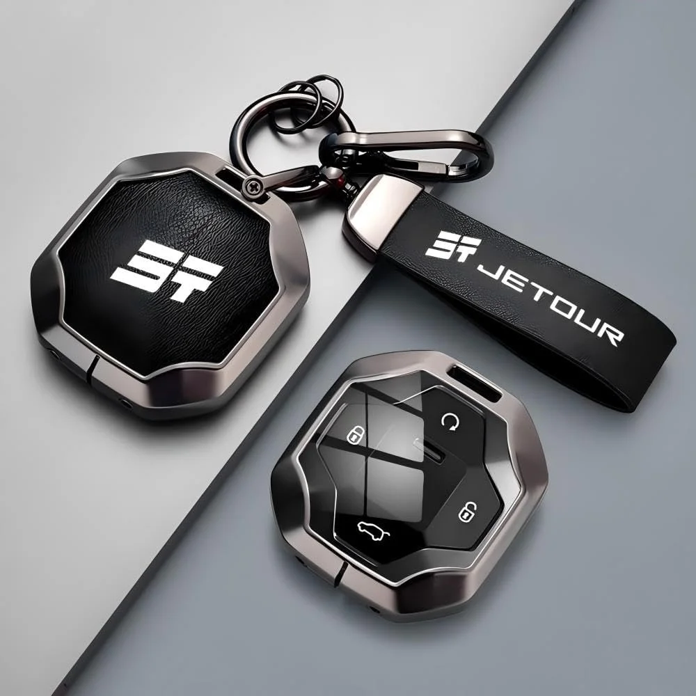 محافظ ریموت کلید سازگار با جتور T2، لوازم جانبی جتور T2 و قاب کلید، روکش آلیاژی کلید، کلیدهای خودرو را با سبکی بادوام محصور می کند