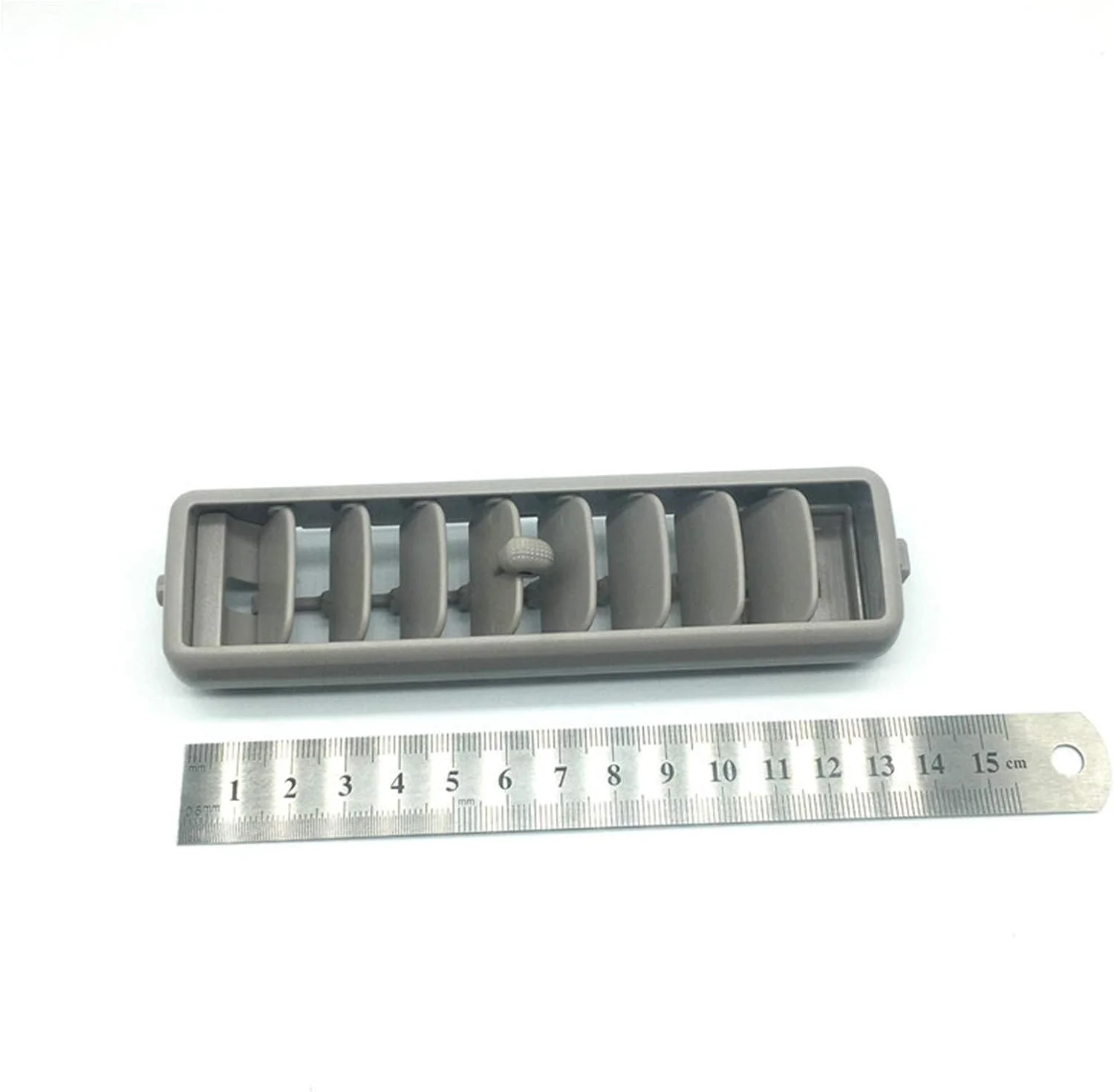 دریچه خروجی هواکش تهویه مطبوع داخل خودرو Rynplex، مناسب برای نصب در سقف و کنار، برای میتسوبیشی، برای پاجرو V93 V97 (دریچه خاکستری)