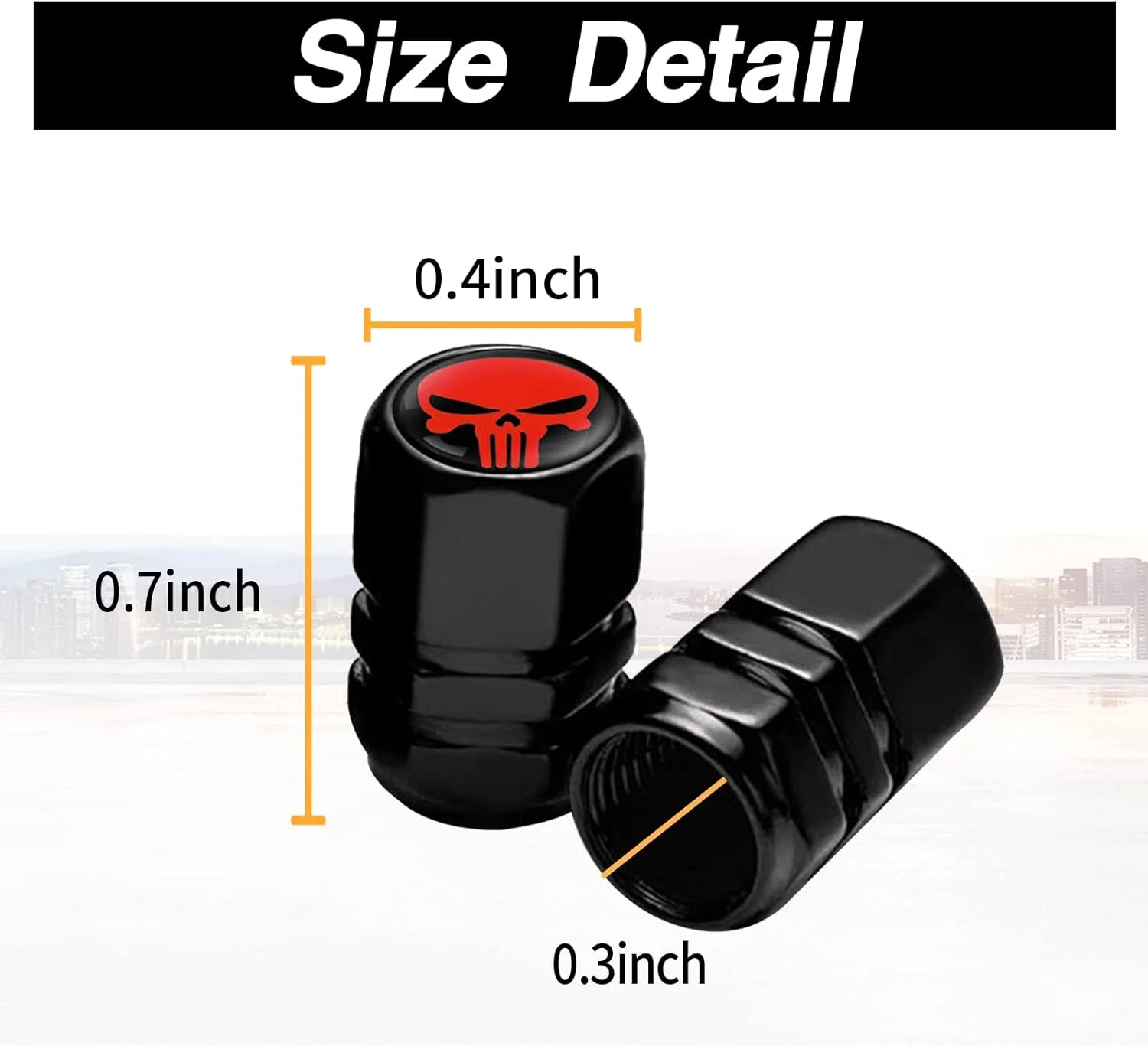 مجموعه ۴ عددی سر والف لاستیک طرح جمجمه Ajxn، روکش های ضد گرد و غبار و ضد هوا برای چرخ خودرو، سر والف های هوای تایر جهانی مناسب برای اتومبیل، کامیون، موتور سیکلت، SUV و دوچرخه، لوازم جانبی محافظت از چرخ خودرو (قرمز) مجموعه ۴ عددی سر والف لاستیک طرح جمجمه Ajxn، روکش های ضد گرد و غبار و ضد هوا برای چرخ خودرو، سر والف های هوای تایر جهانی مناسب برای اتومبیل، کامیون، موتور سیکلت، SUV و دوچرخه، لوازم جانبی محافظت از چرخ خودرو (قرمز)