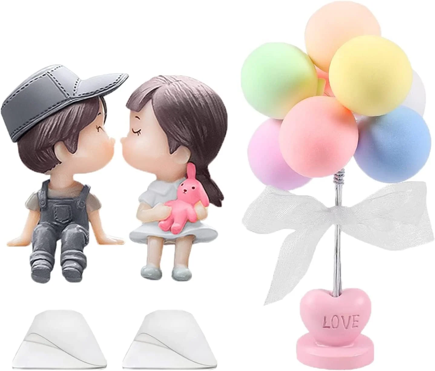 تزئینات داشبورد ماشین، فیگورهای کارتونی بامزه زوجین، لوازم جانبی تزئینی کنسول مرکزی داخلی خودرو، تزئینات بامزه زوج، برای هدایای تولد تزئینات منزل و محل کار