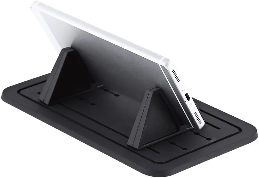 پد نگهدارنده گوشی موبایل سیلیکونی داشبورد خودرو، پایه ضد لغزش با قابلیت تنظیم عرض برای هر تلفن هوشمند، GPS، تبلت و لوازم جانبی الکترونیکی